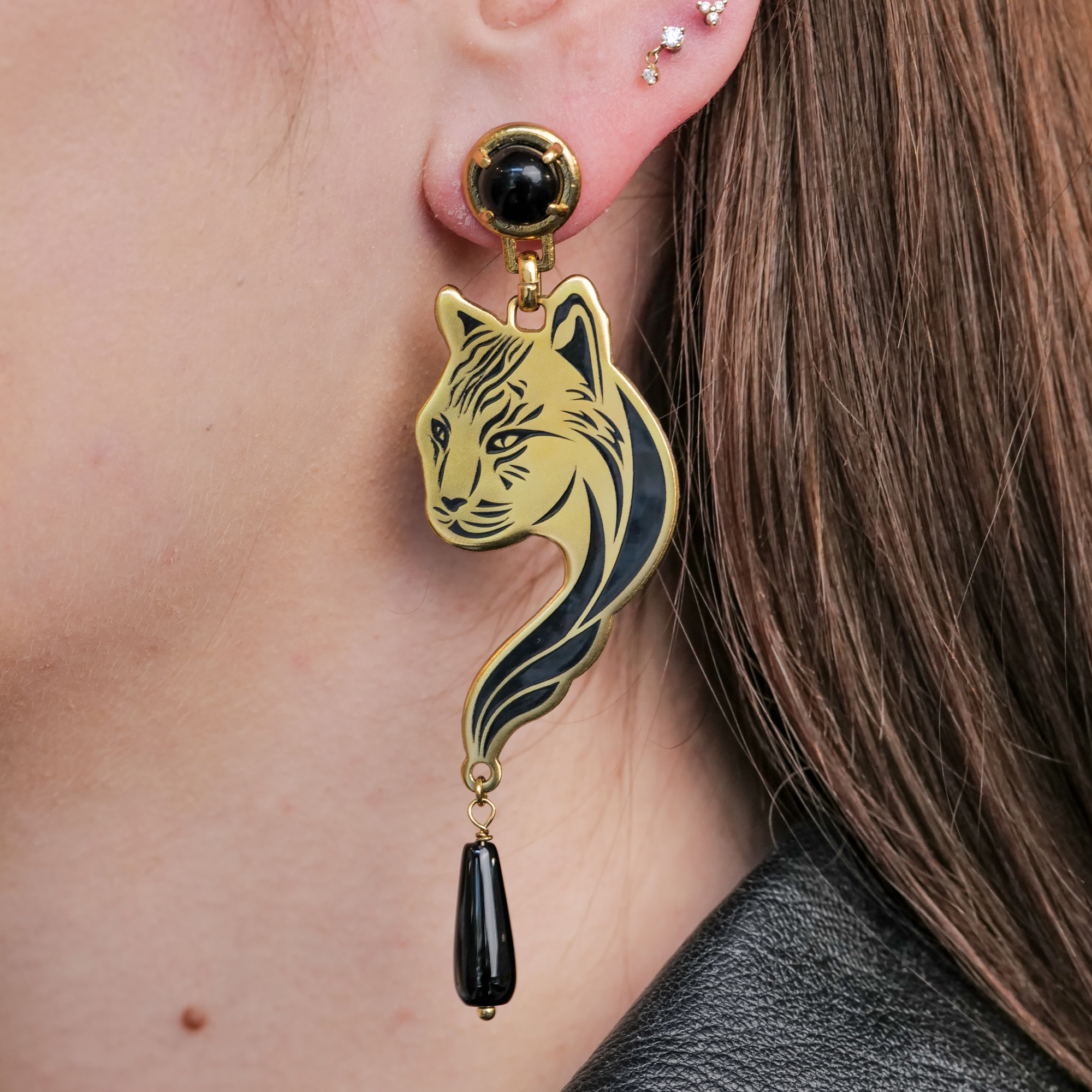 Lynx Nouveau Earrings