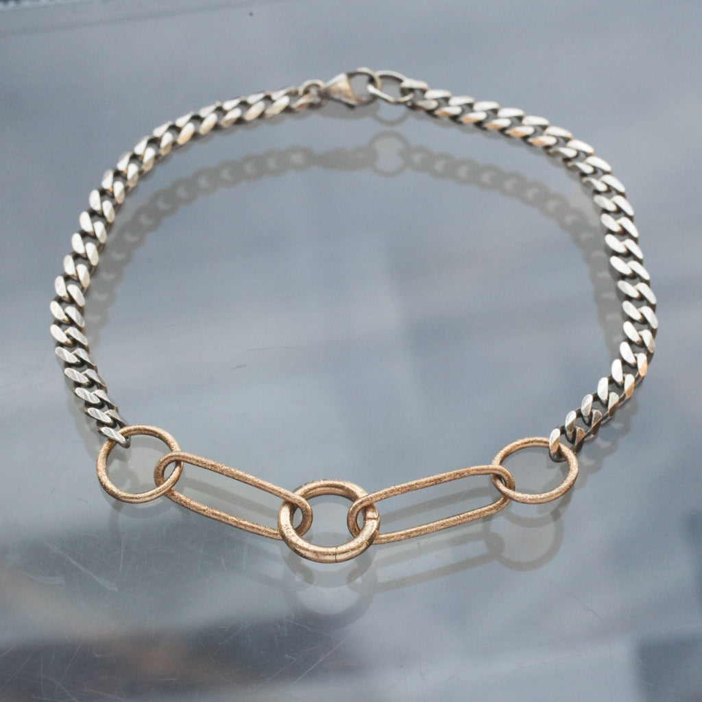 5 Link Charm Holder Bracelet