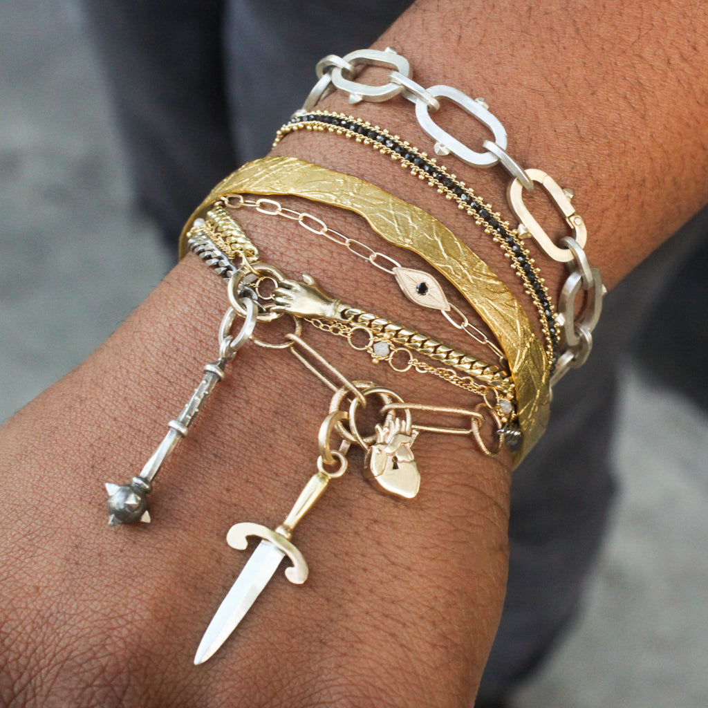 5 Link Charm Holder Bracelet