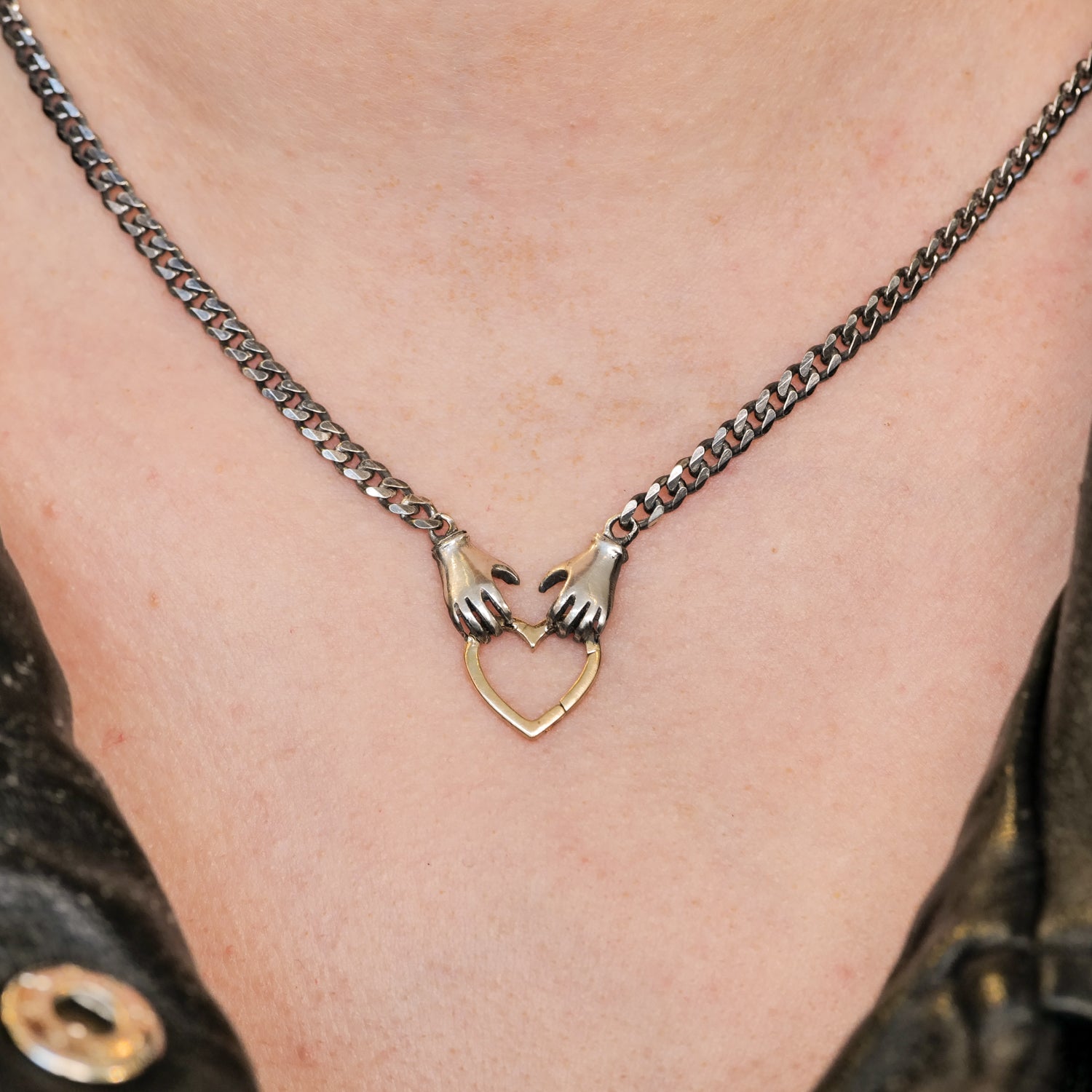 Hold Love Charm Holder Necklace