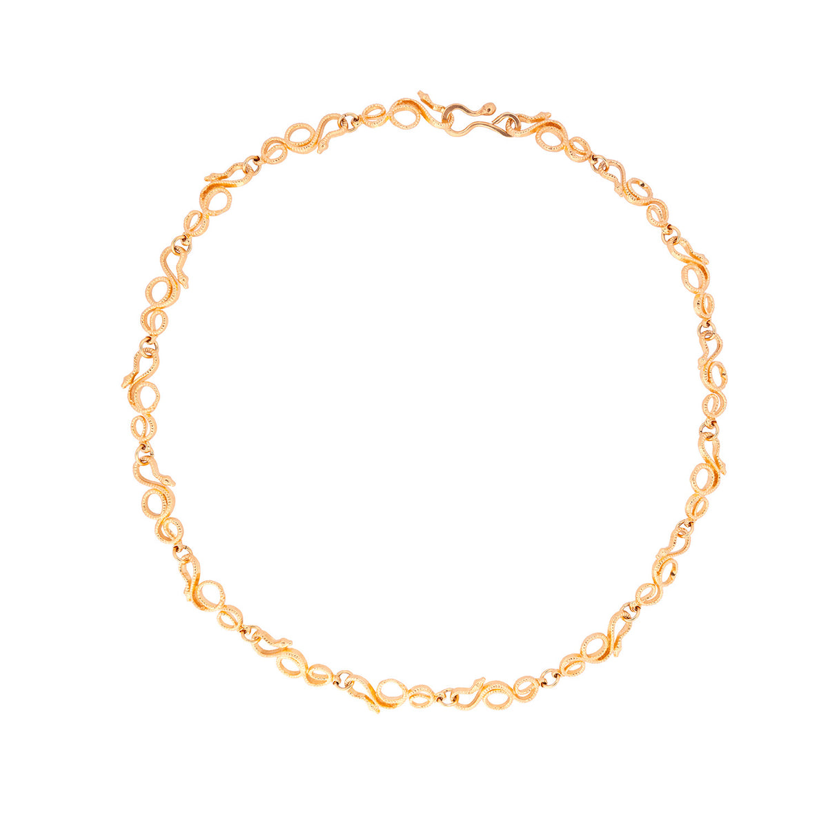 Rebirth Snake Chain Necklace (GP)