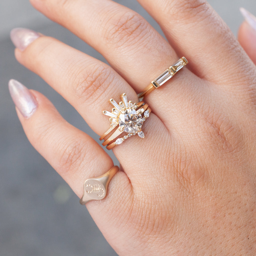 Tiniest Scorpion Signet Ring