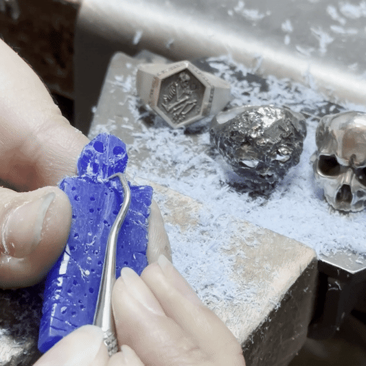 3/17 Skull Ring Pendant Wax Carving Workshop