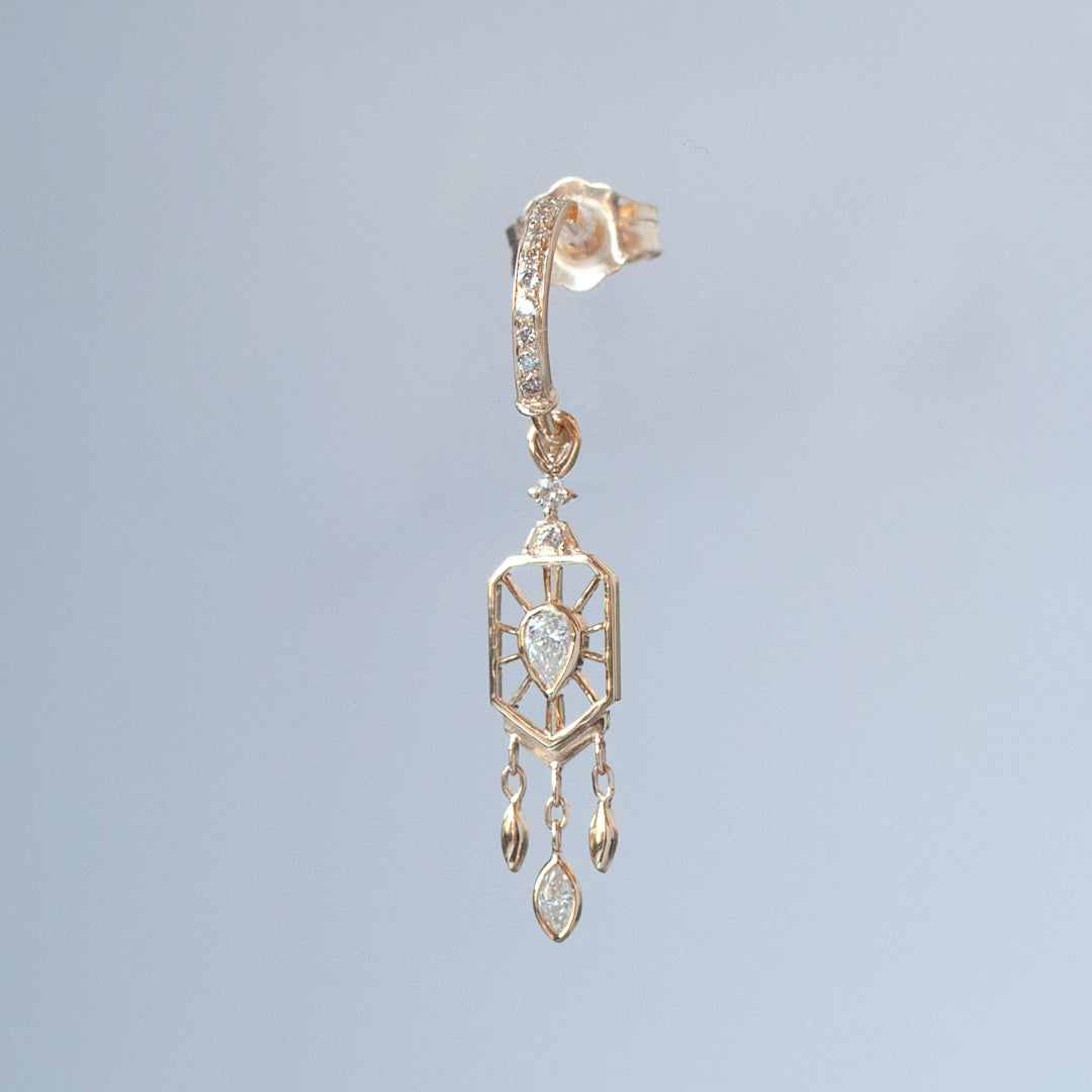 Dream Maker Hoop Earring - Diamond