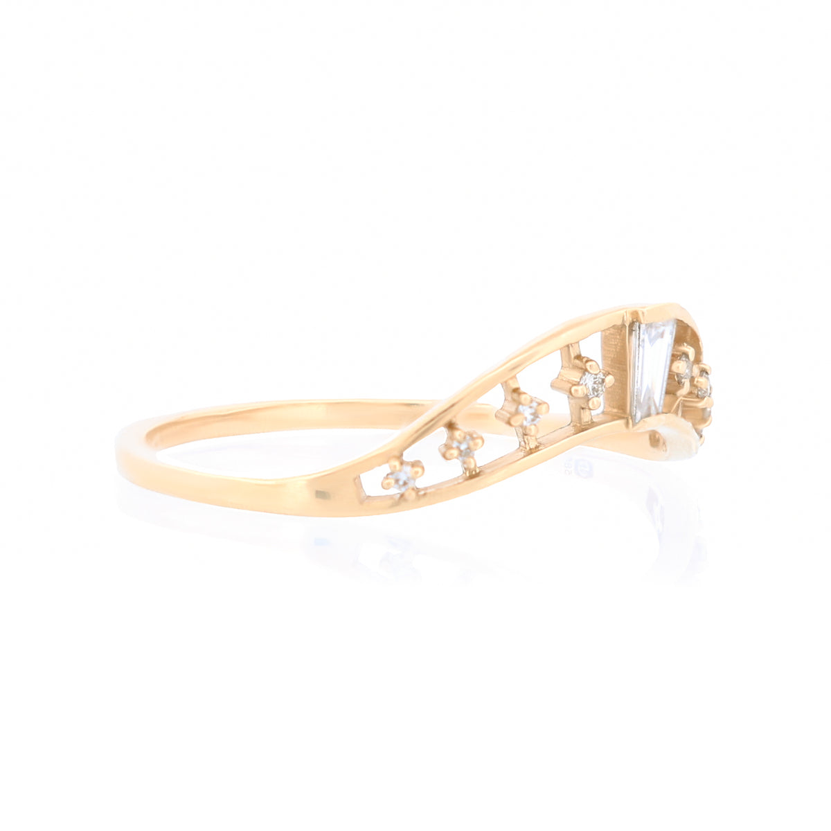 9 Diamond Crown Ring