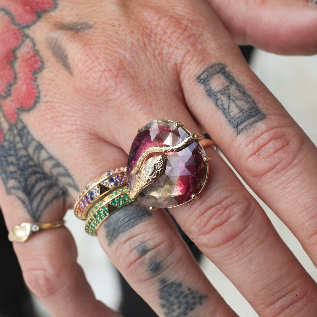 Cobra Tourmaline Ring