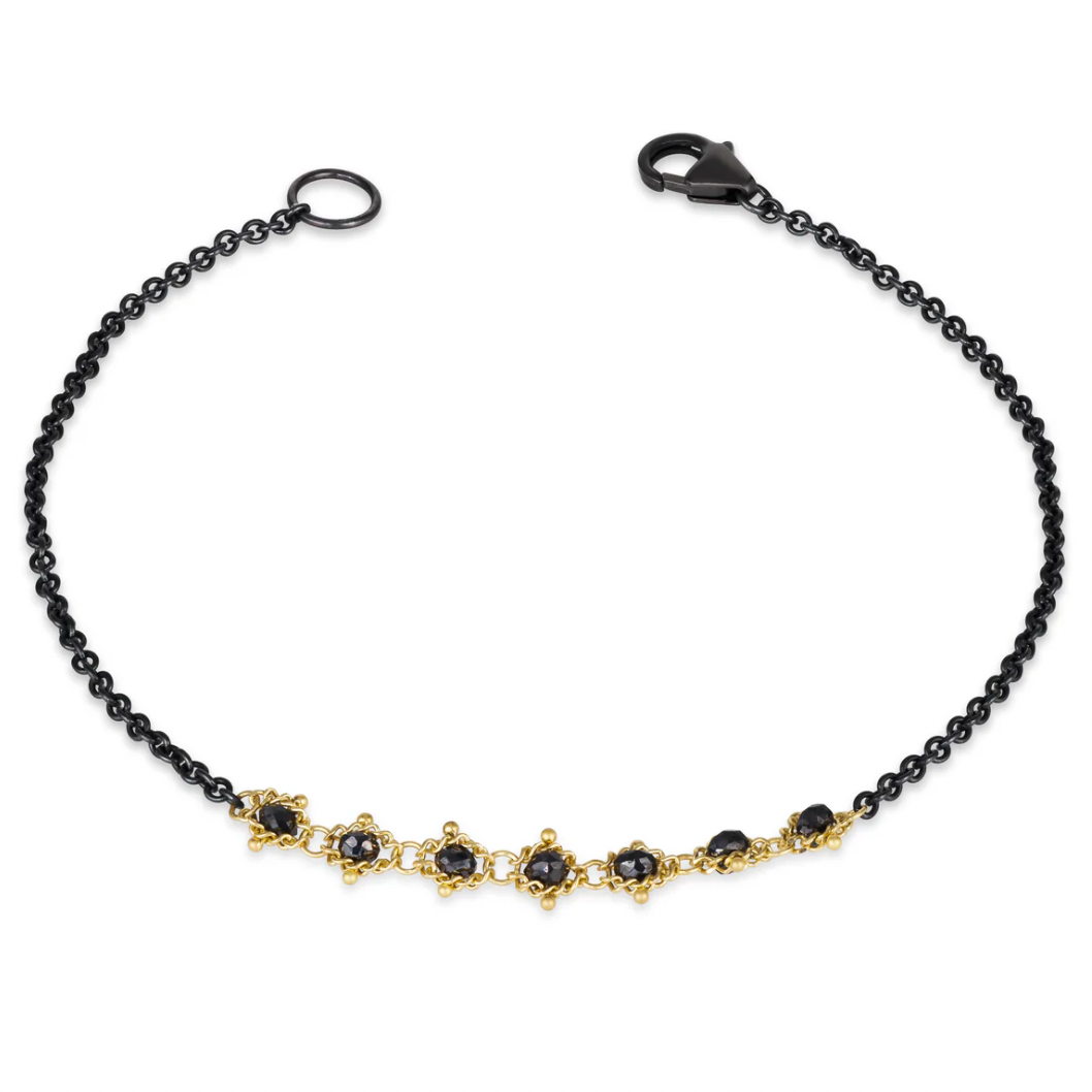 Textile Contrast Bracelet