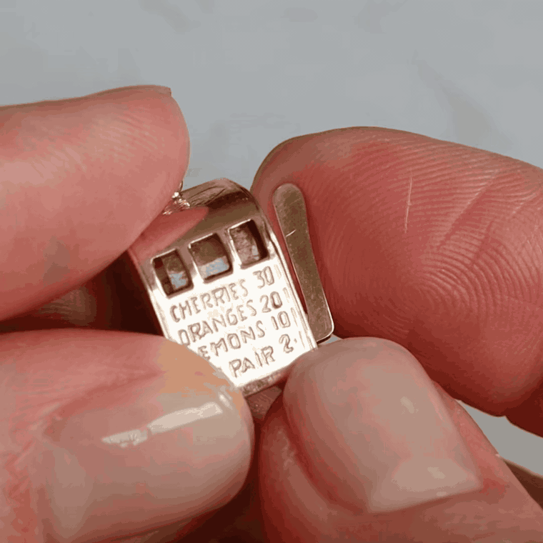 Vintage Slot Machine Charm
