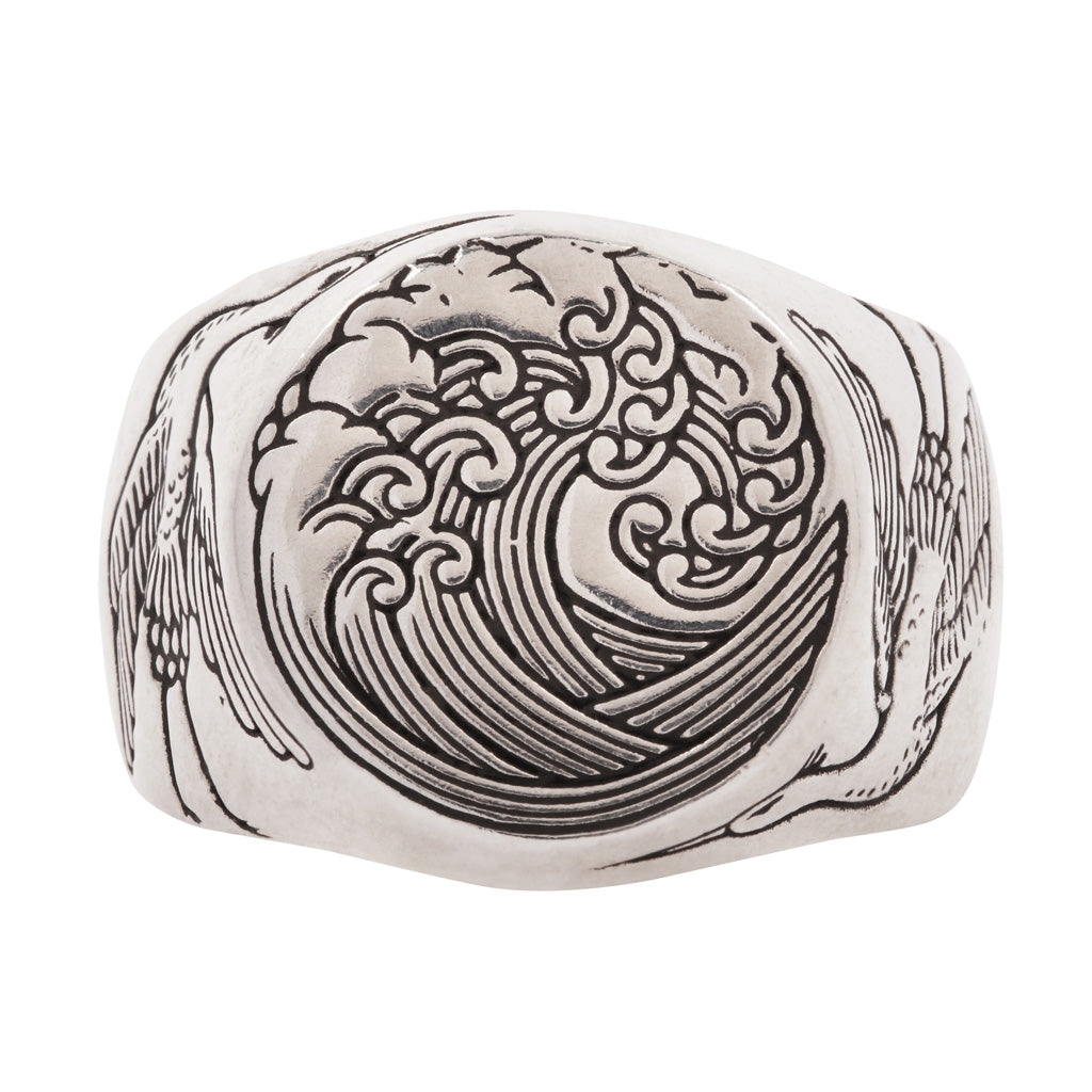 The Great Wave Signet Ring