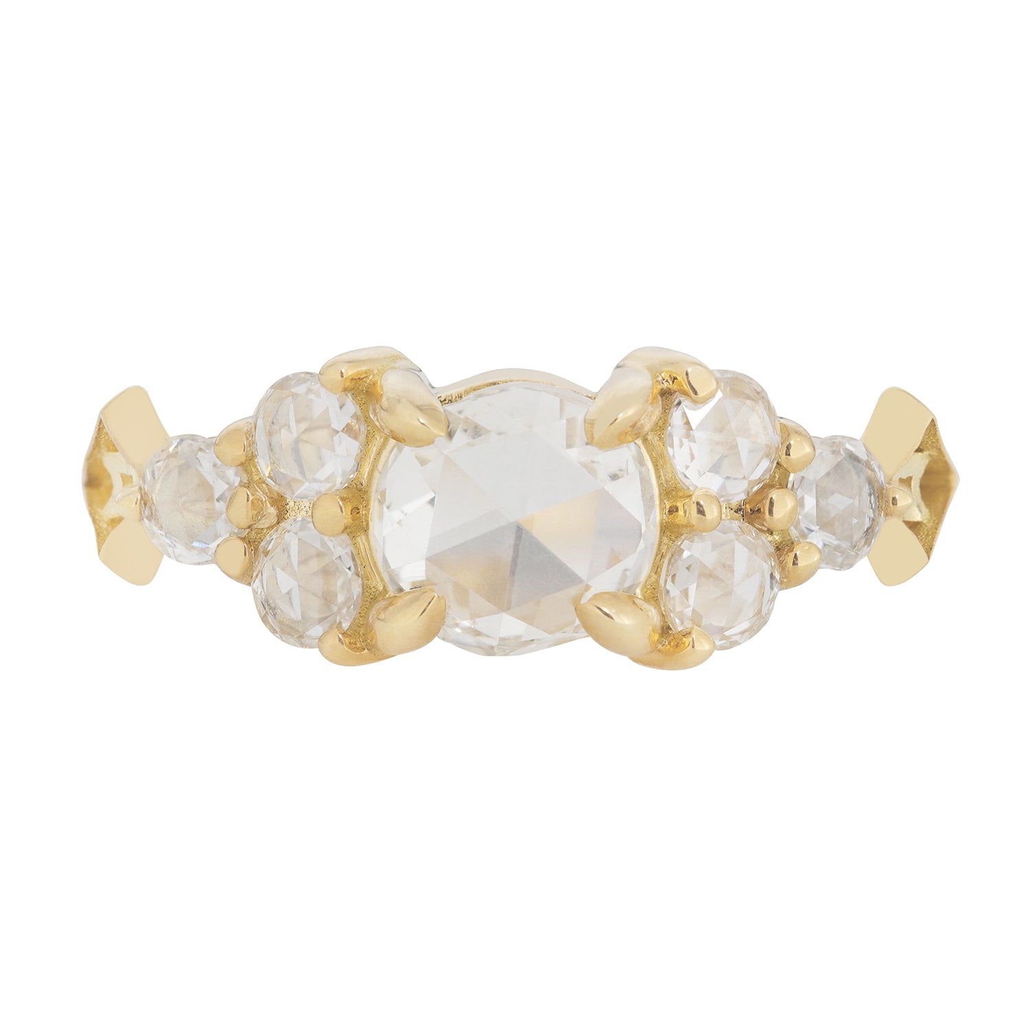 Nico Ring - Rose Cut White Diamond