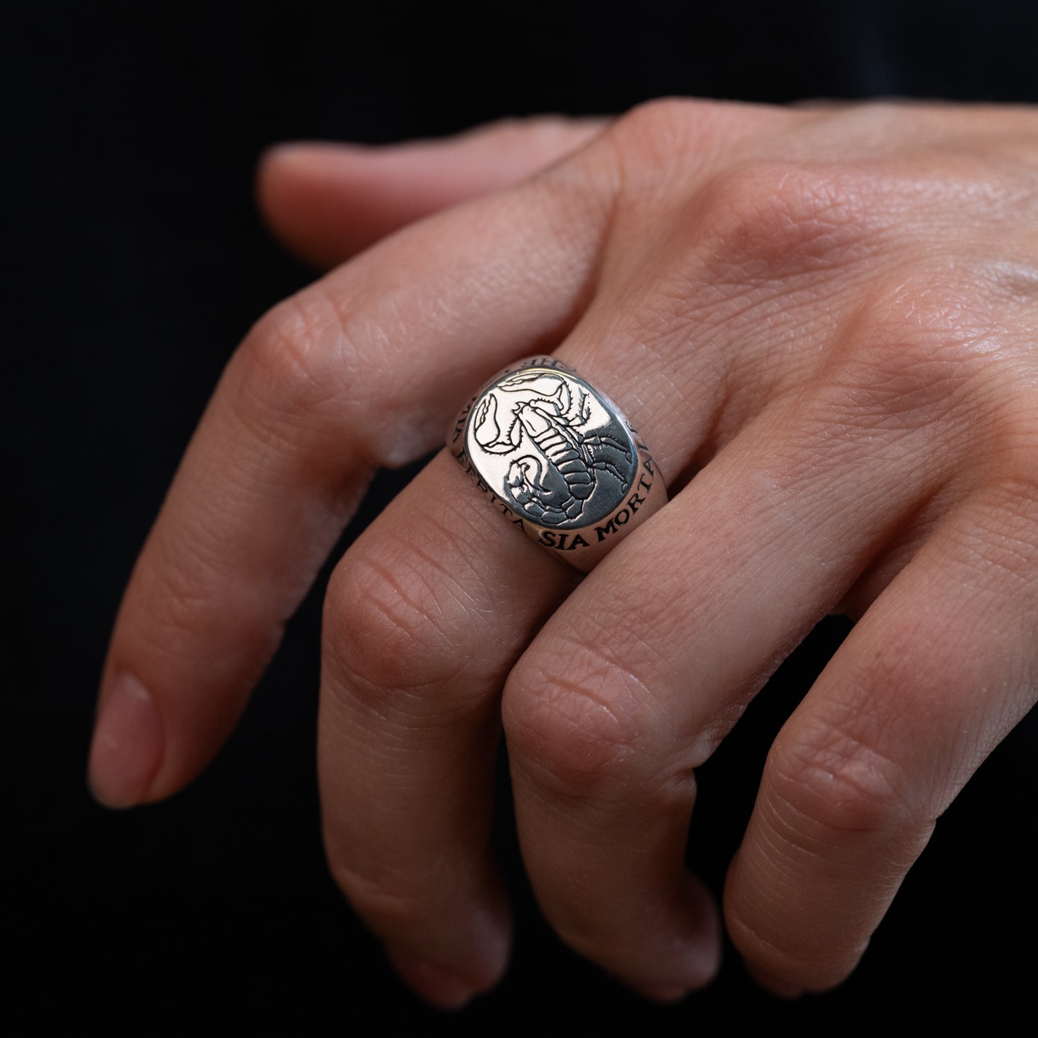 Scorpion Signet Ring