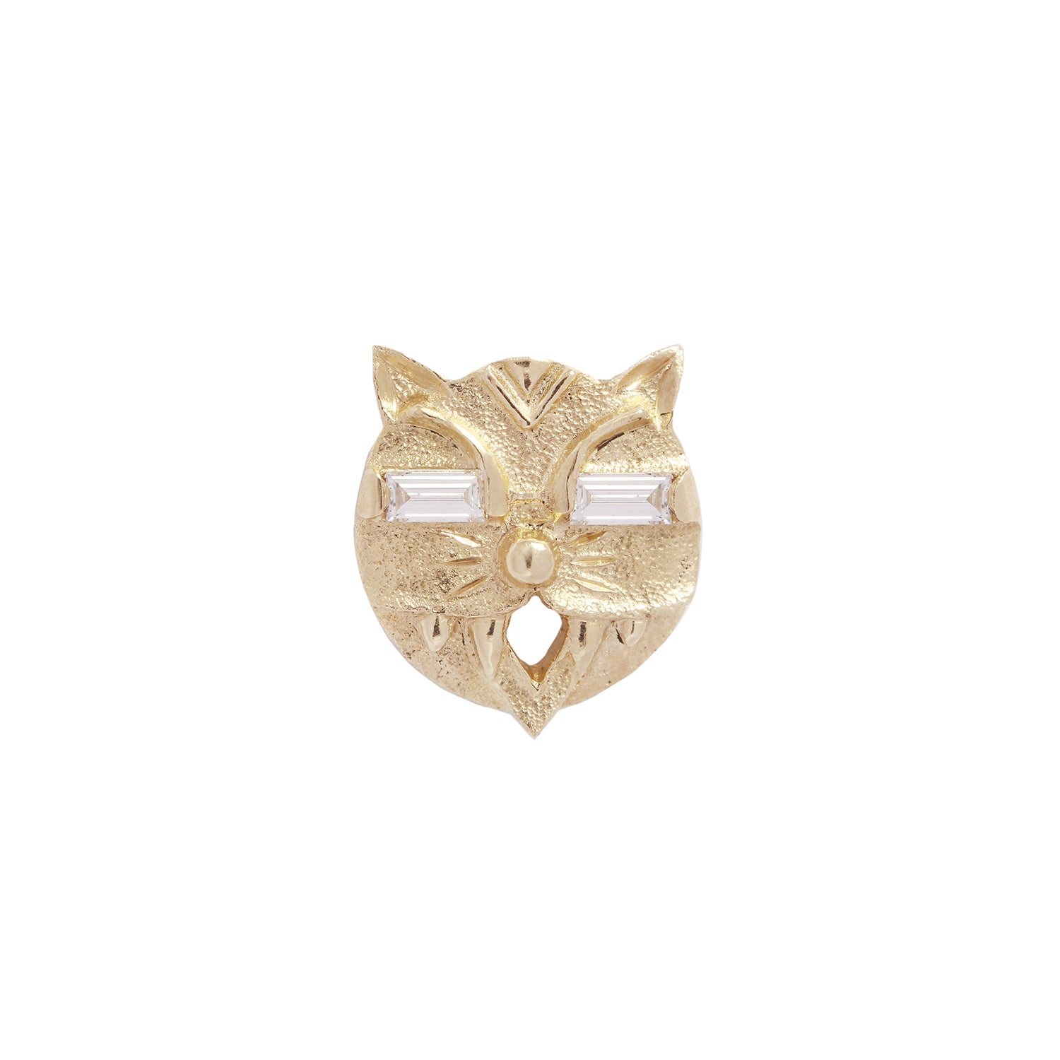 Neko Cat Face Stud