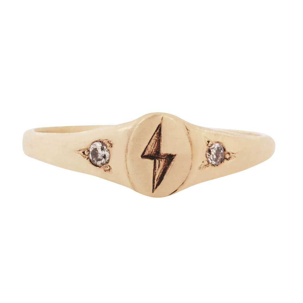 Littlest Lightning Pinky Ring