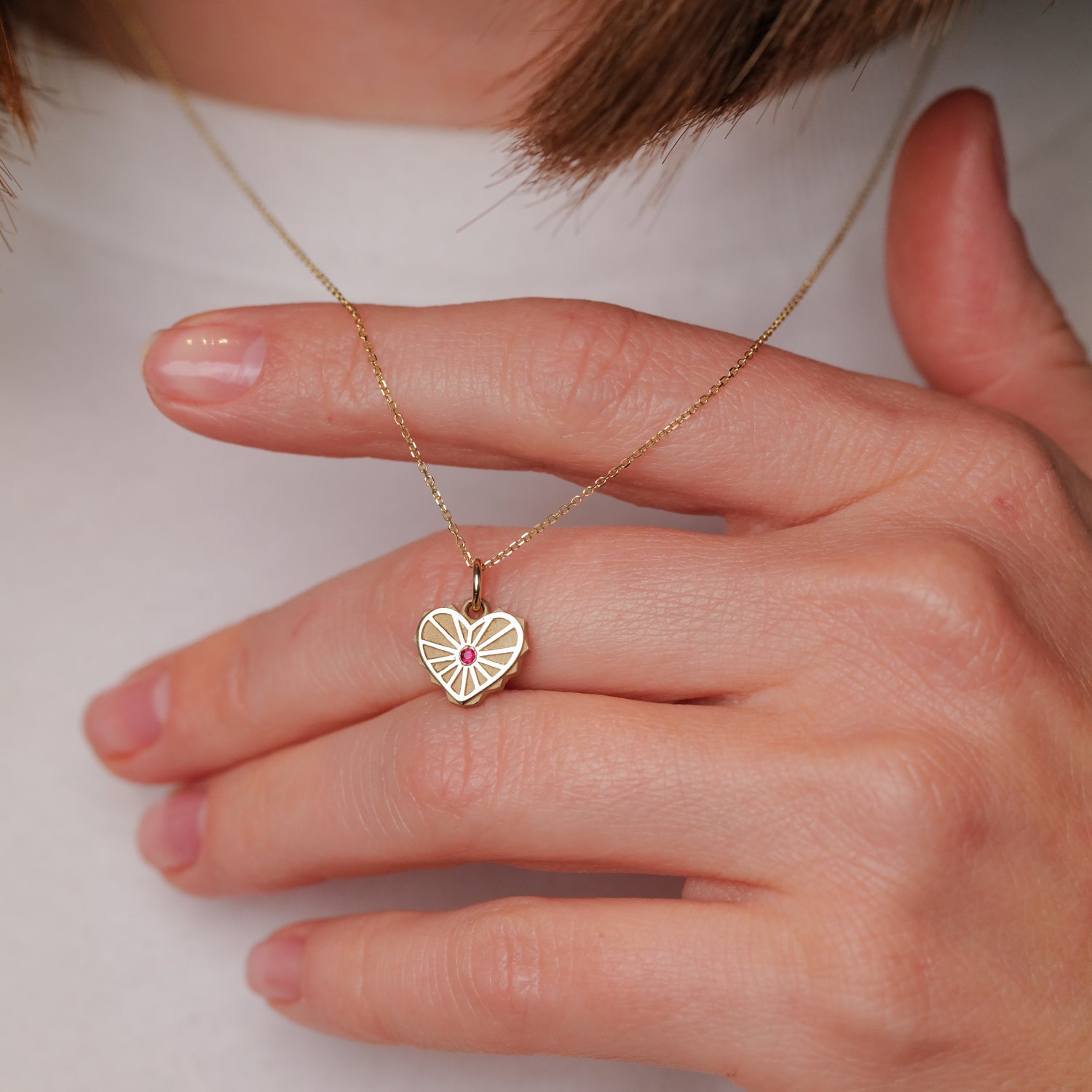 Twin Flame Heart Charm