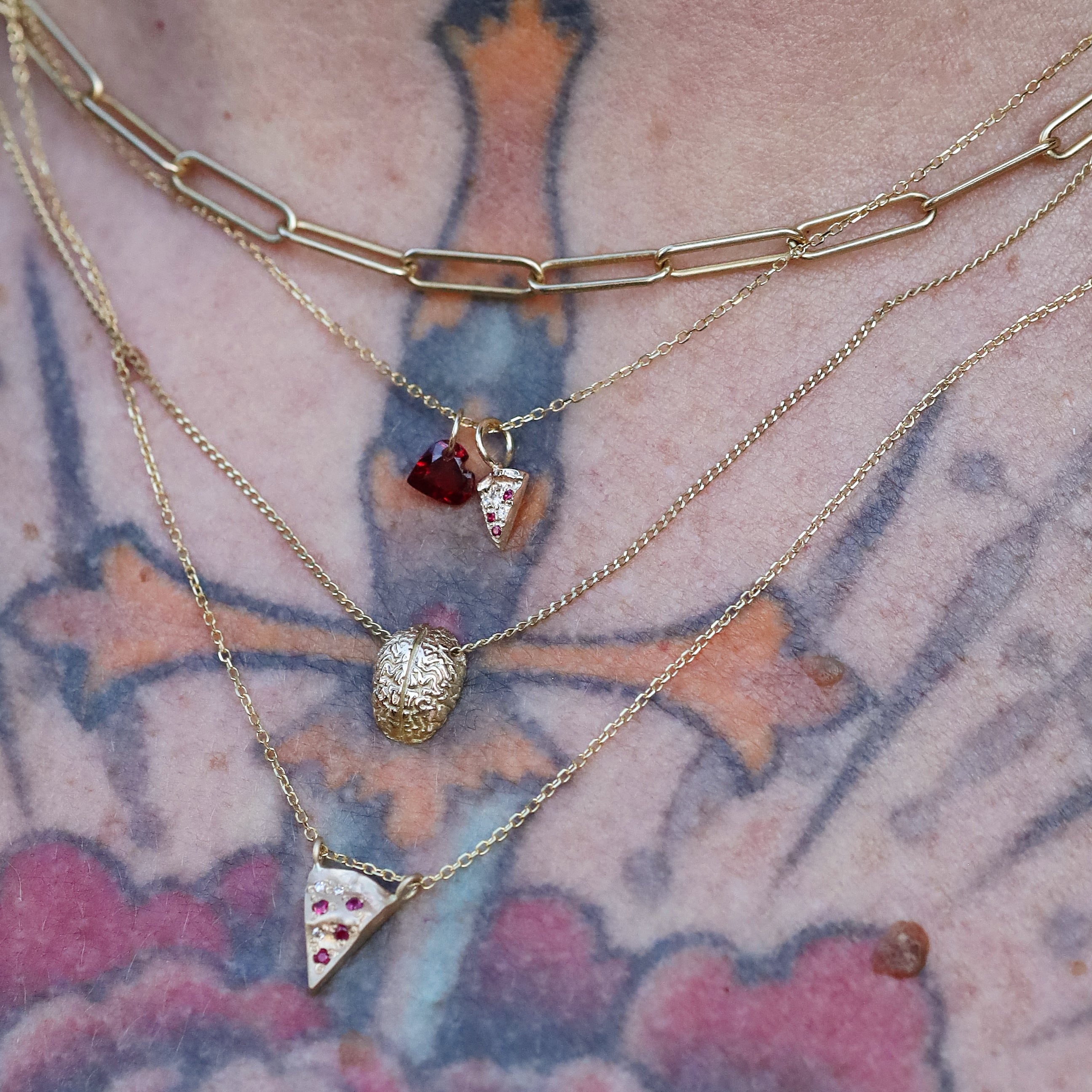 Pizza Necklace