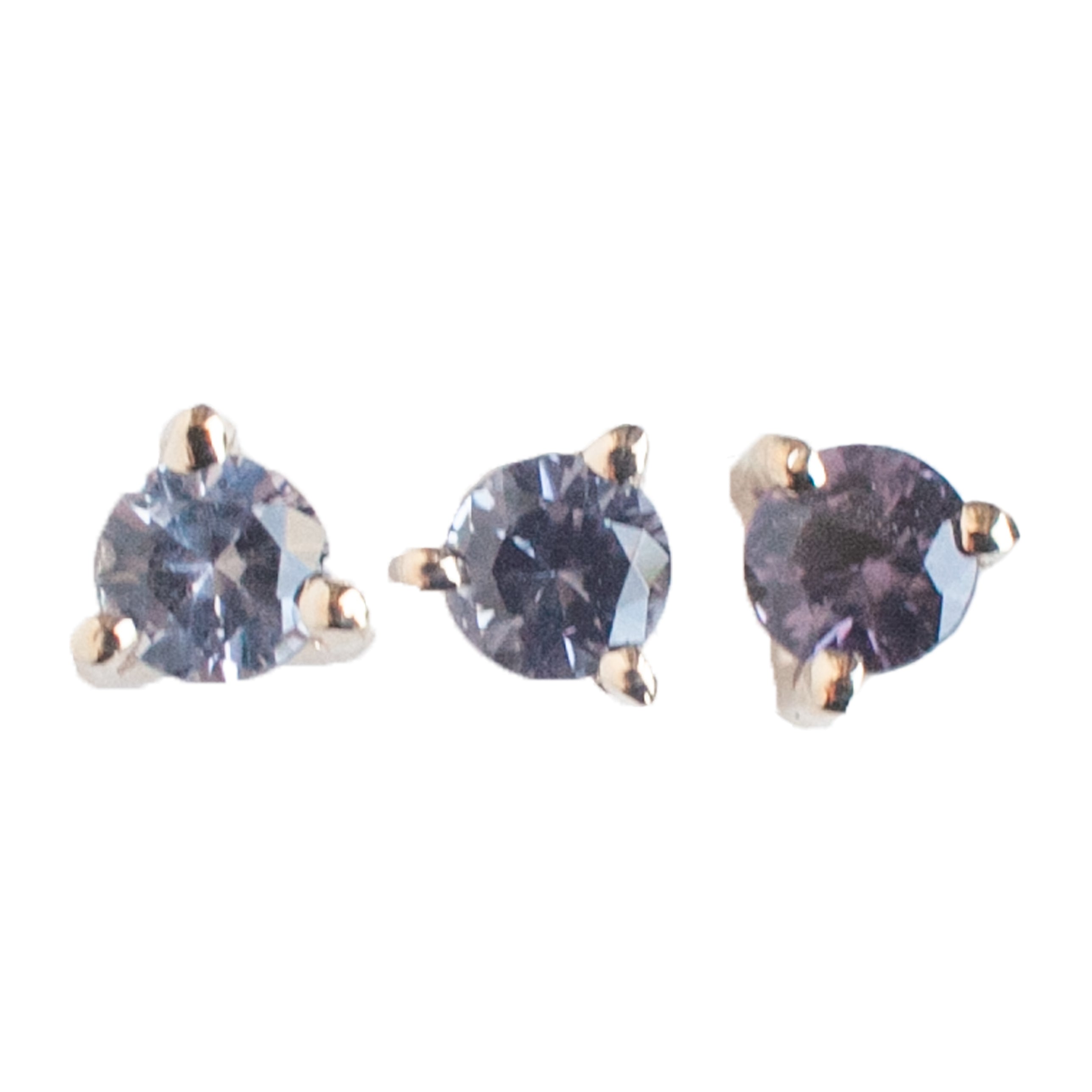 3 Prong Round - Colored (3mm)