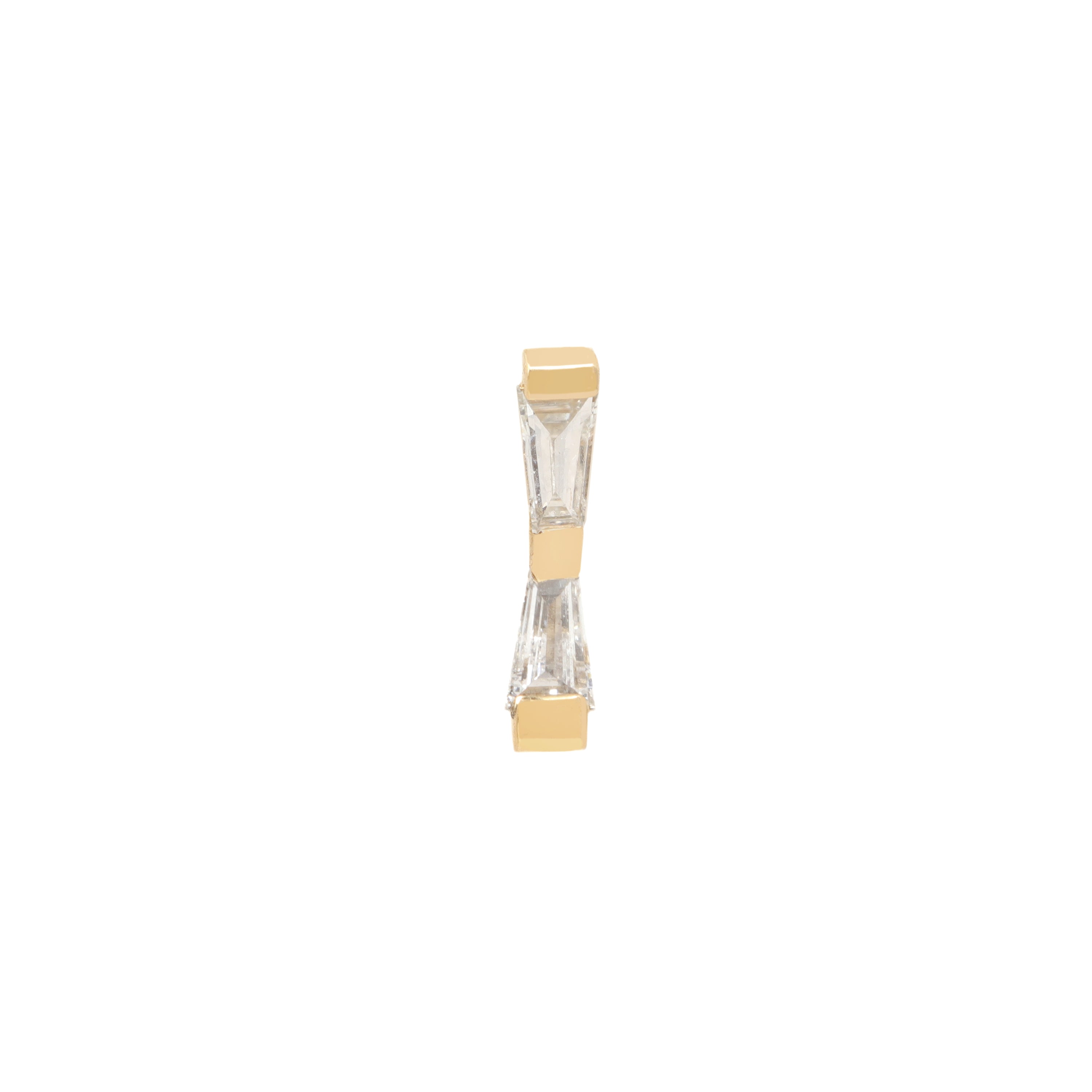 Baby Baguette Bowtie Stud