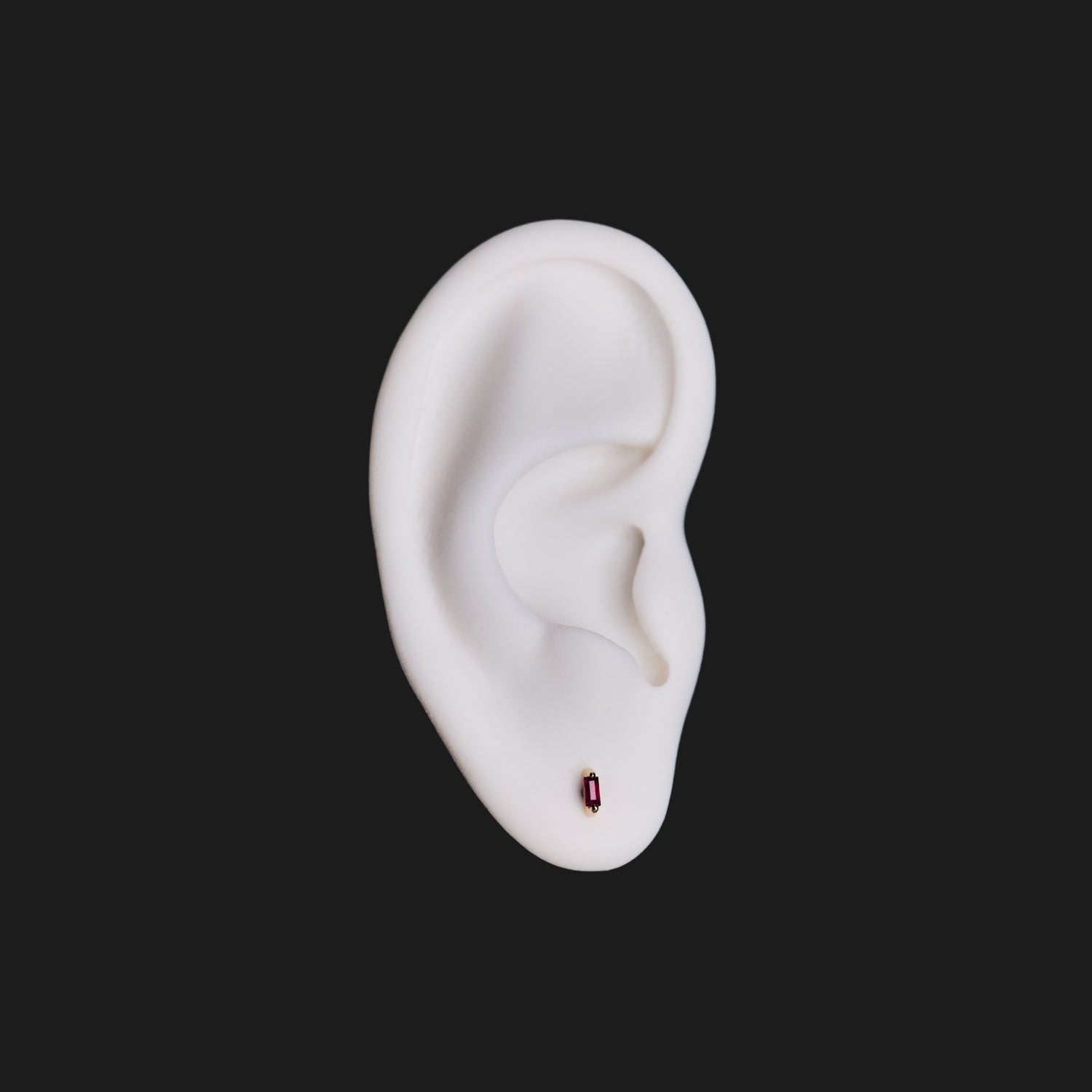 Escalier Single Stud - Colored Gems