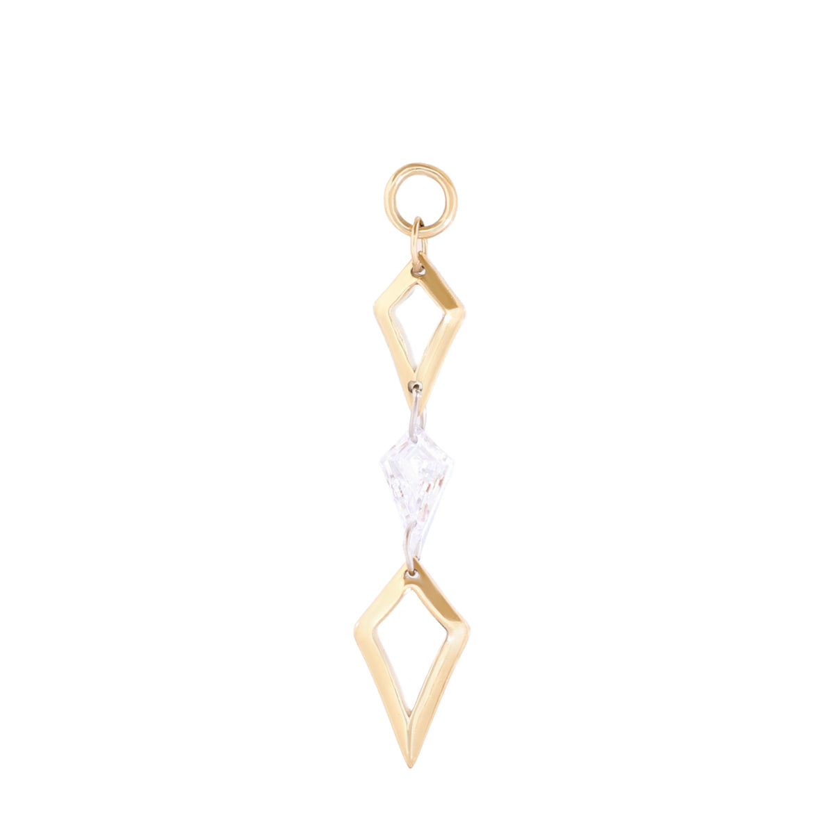 Falling Star Dangle - Kite Diamond