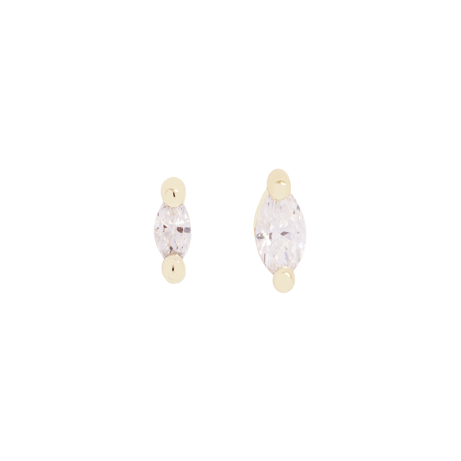 Prong Marquise Stud