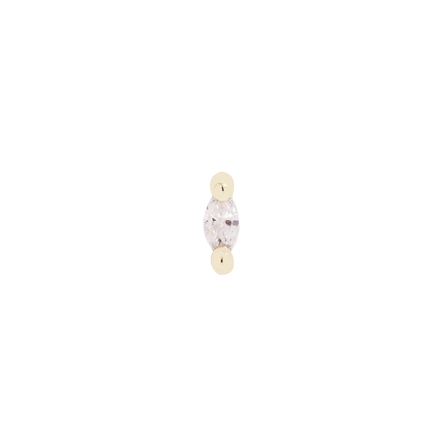 Prong Marquise Stud