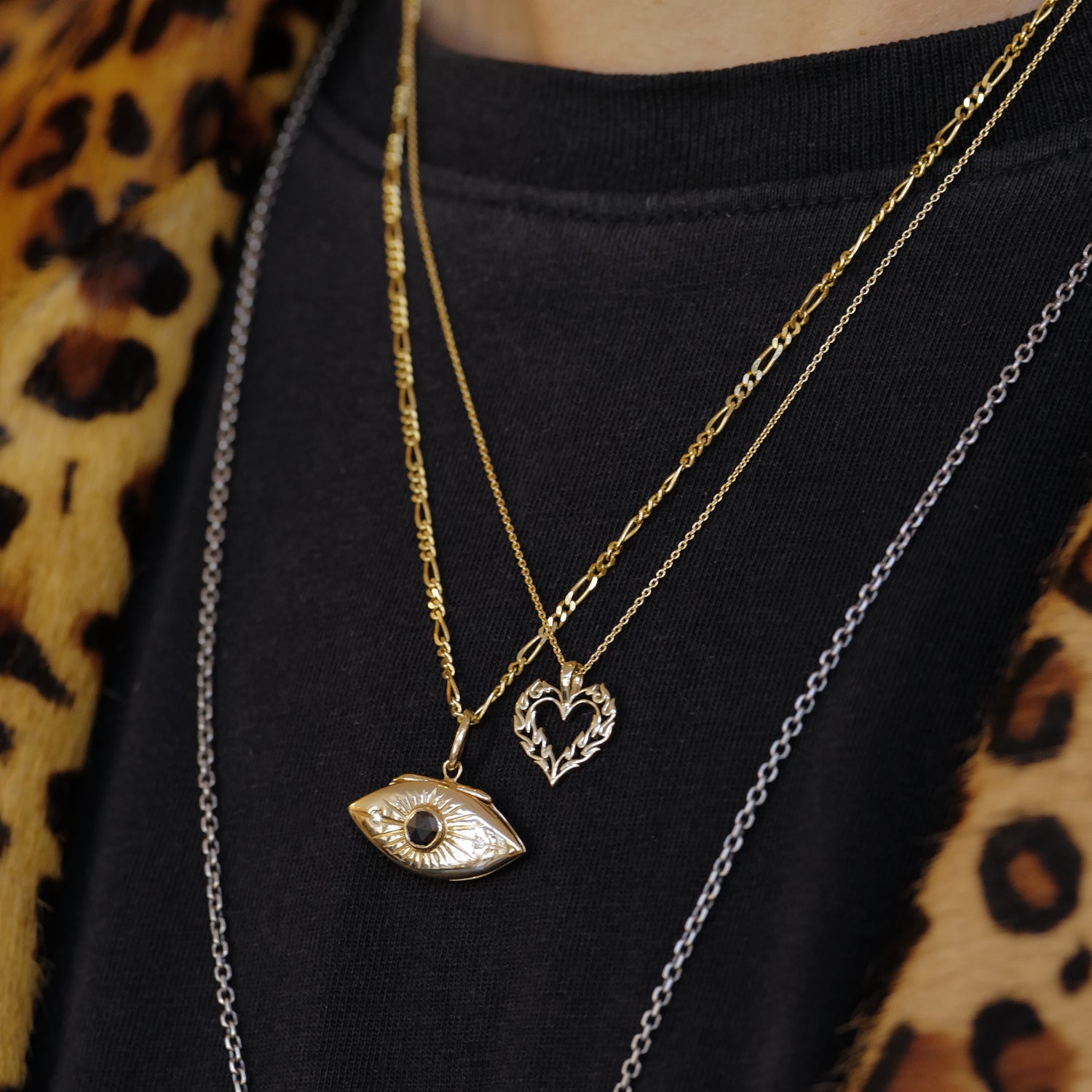 Flaming Heart Necklace (G)