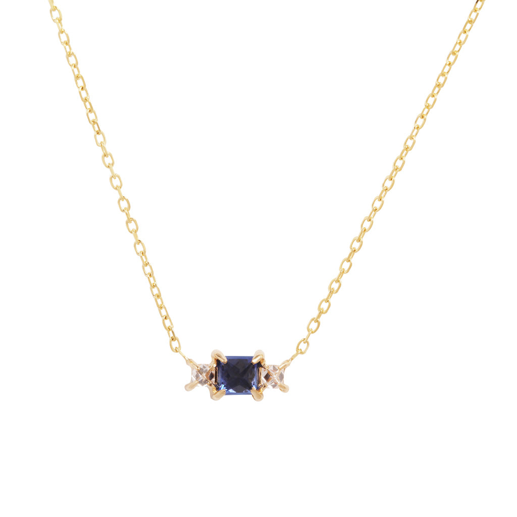 Grande Temple Necklace - Sapphire