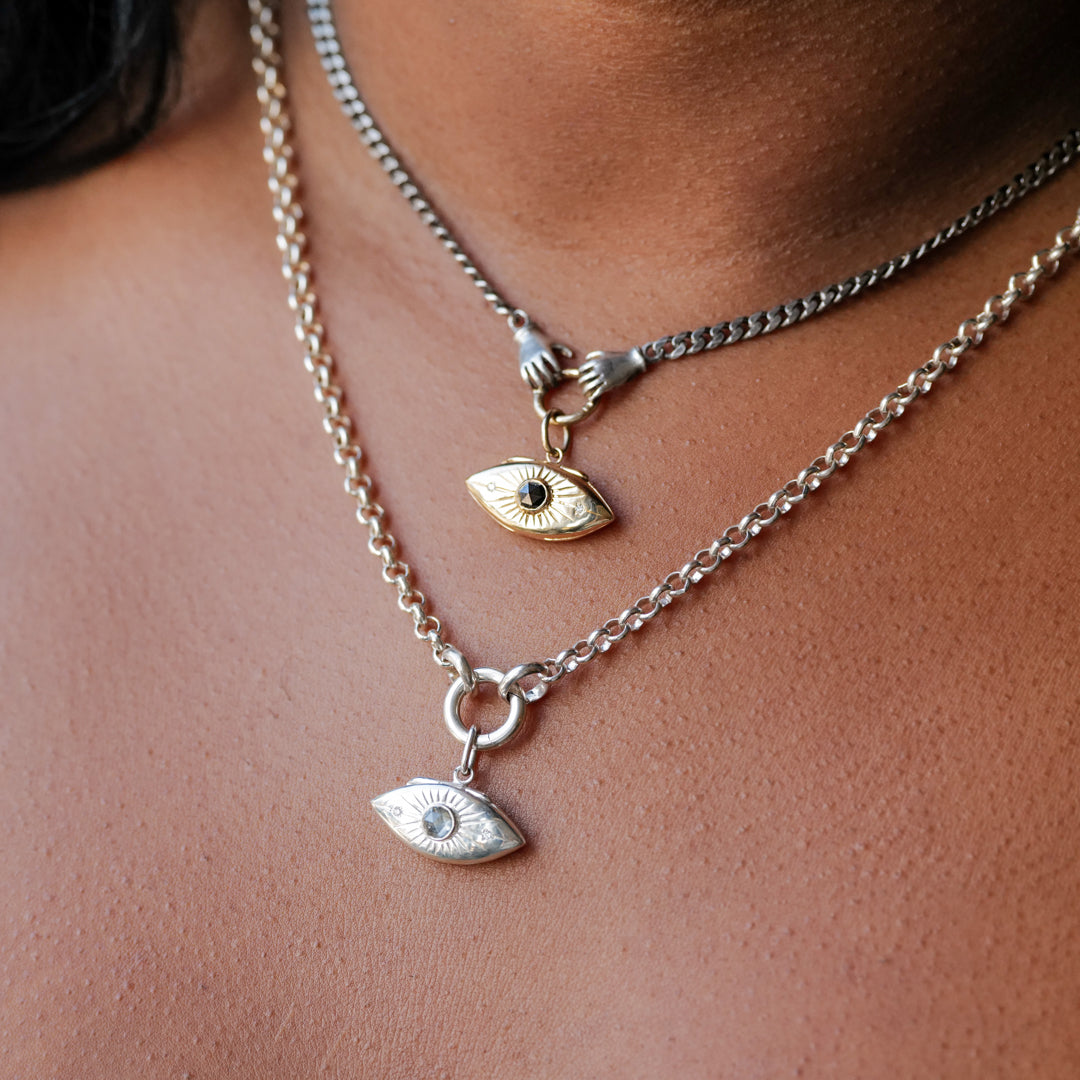 Third Eye Locket - Montana Sapphire