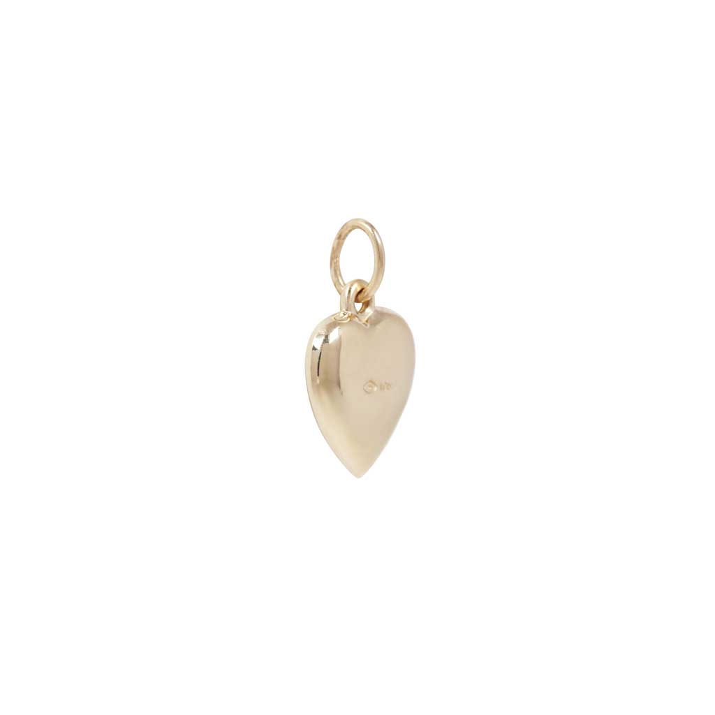 Wishbone Heart Charm