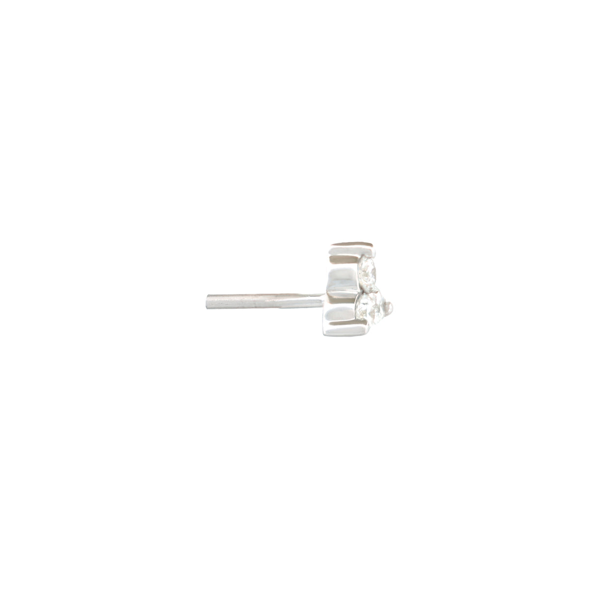 3 Gem Cluster - White Diamond (1.25mm)