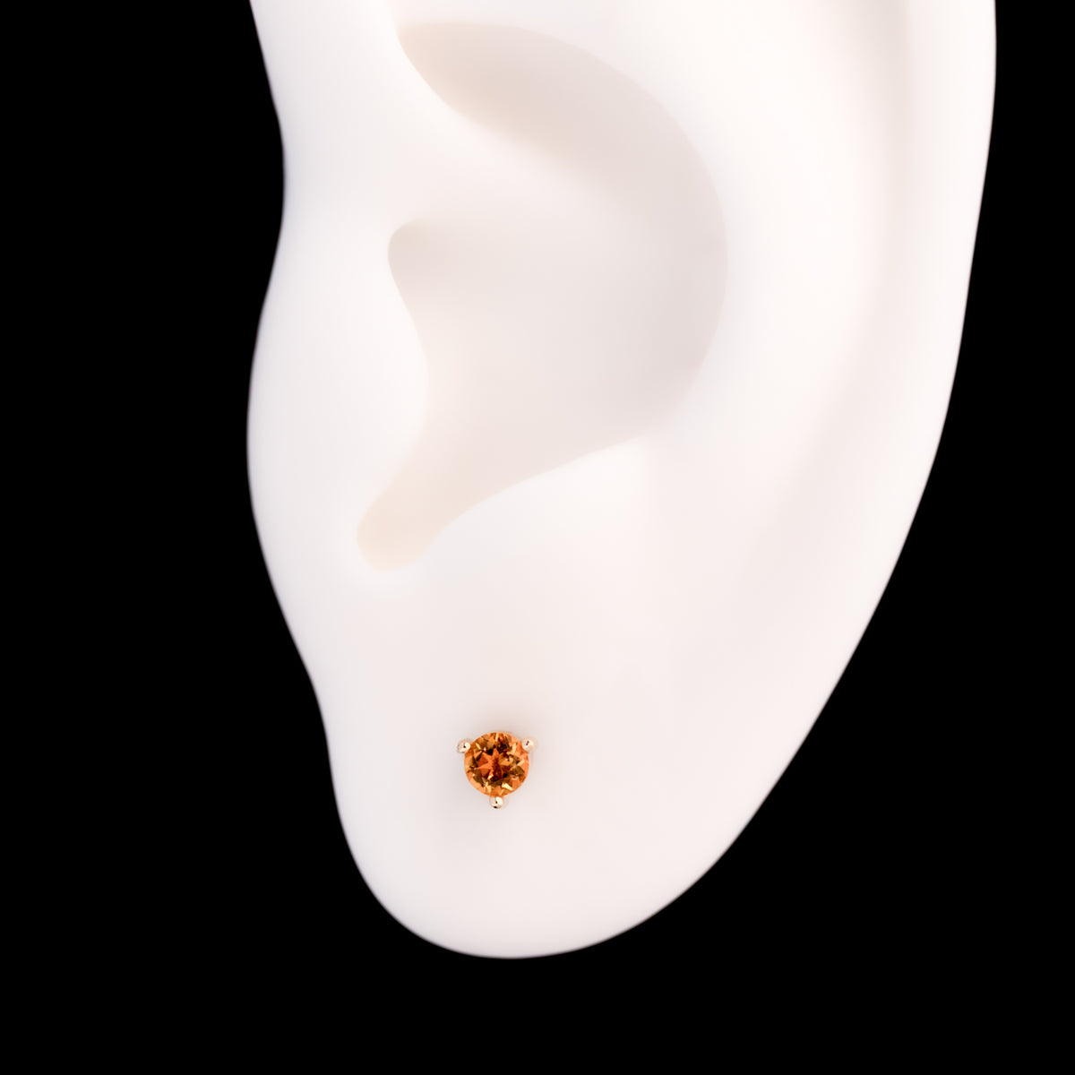 3 Prong Round - Colored Gems (3mm)