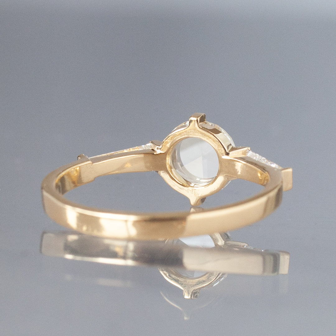 Calliope Ring - Rose Cut Round Diamond
