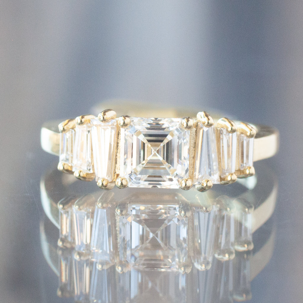 Calypso Ring - Asscher Cut Diamond (1.07ct)