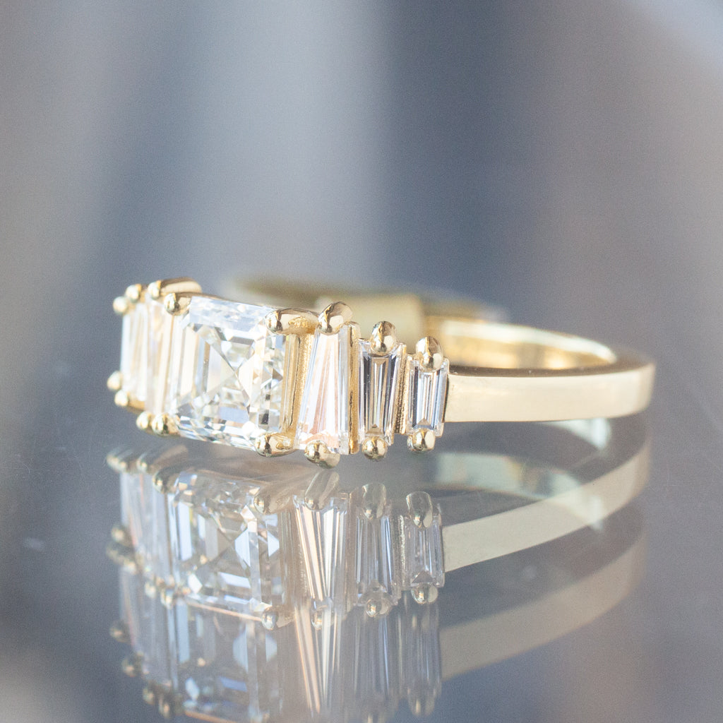 Calypso Ring - Asscher Cut Diamond (1.07ct)