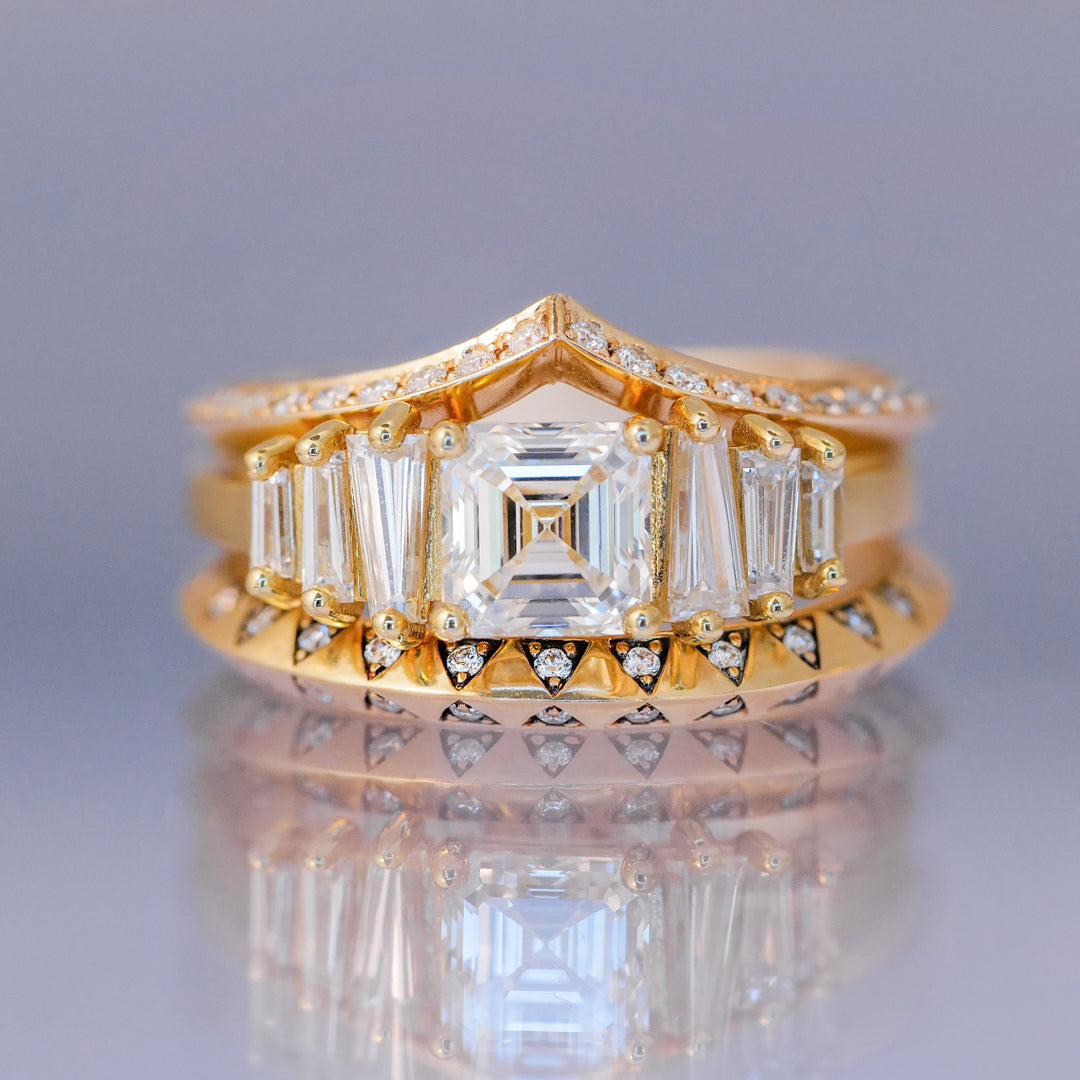 Calypso Ring - Asscher Cut Diamond (1.07ct)