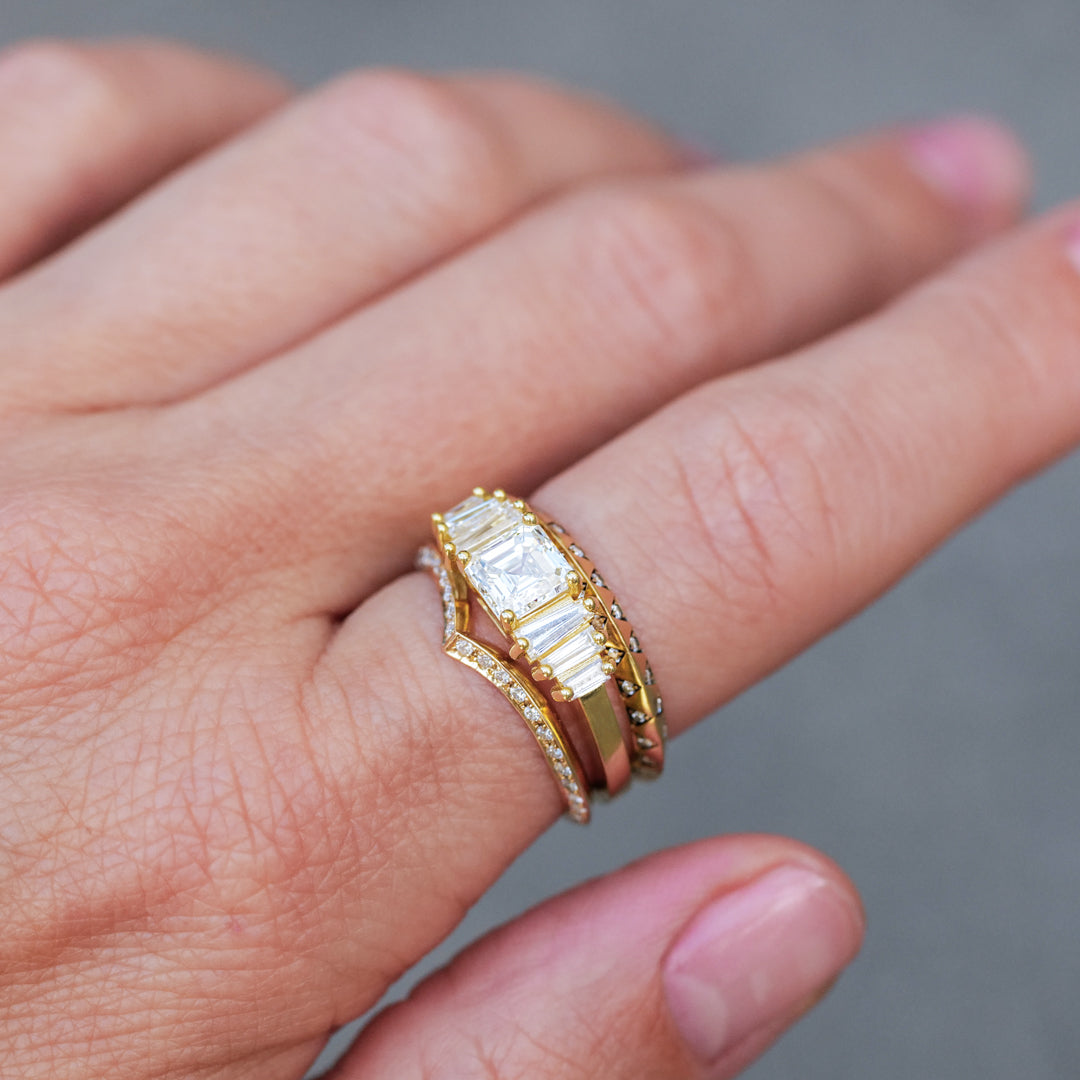 Calypso Ring - Asscher Cut Diamond (1.07ct)