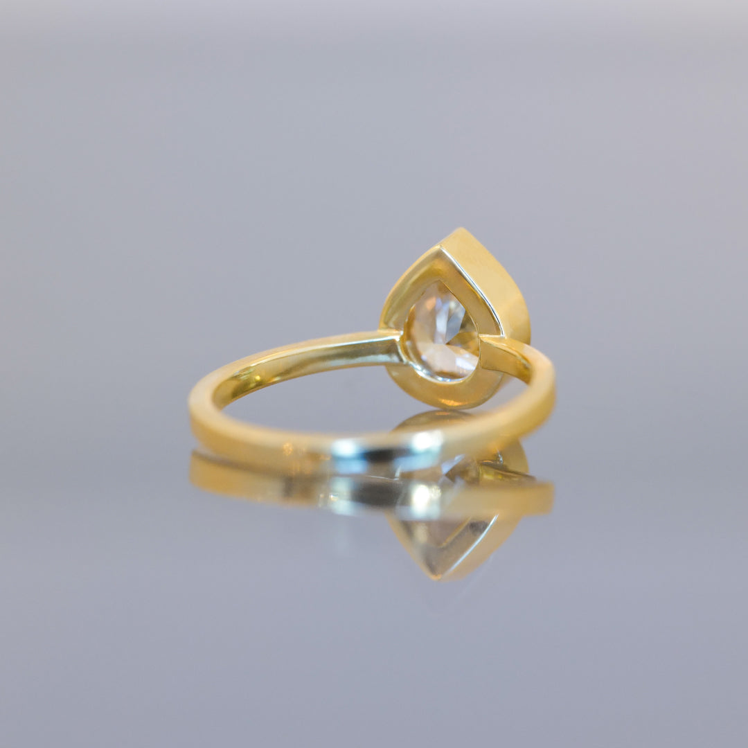 Cor Ring - Brilliant Peach Diamond