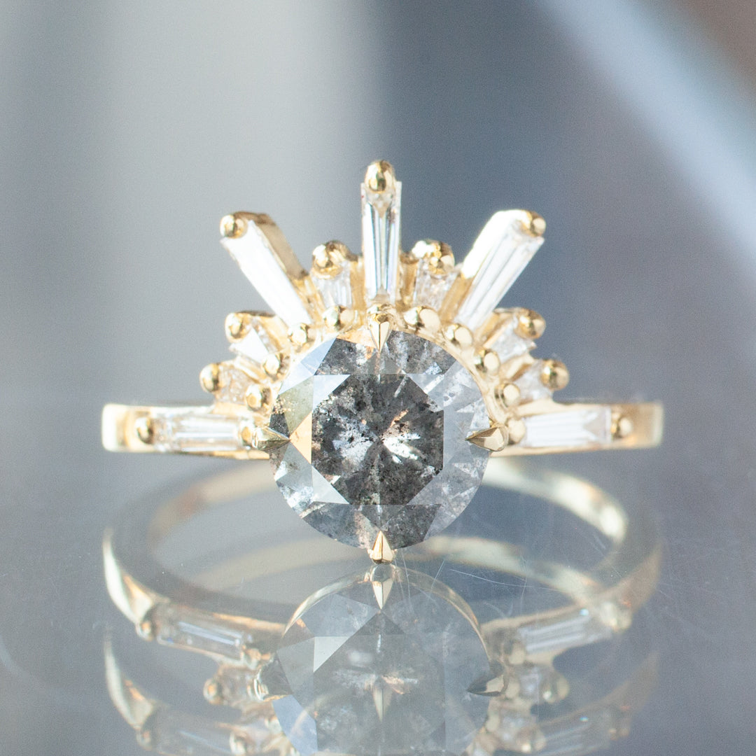 Demi Feu Ring - Galaxy Grey Diamond (1.27ct)