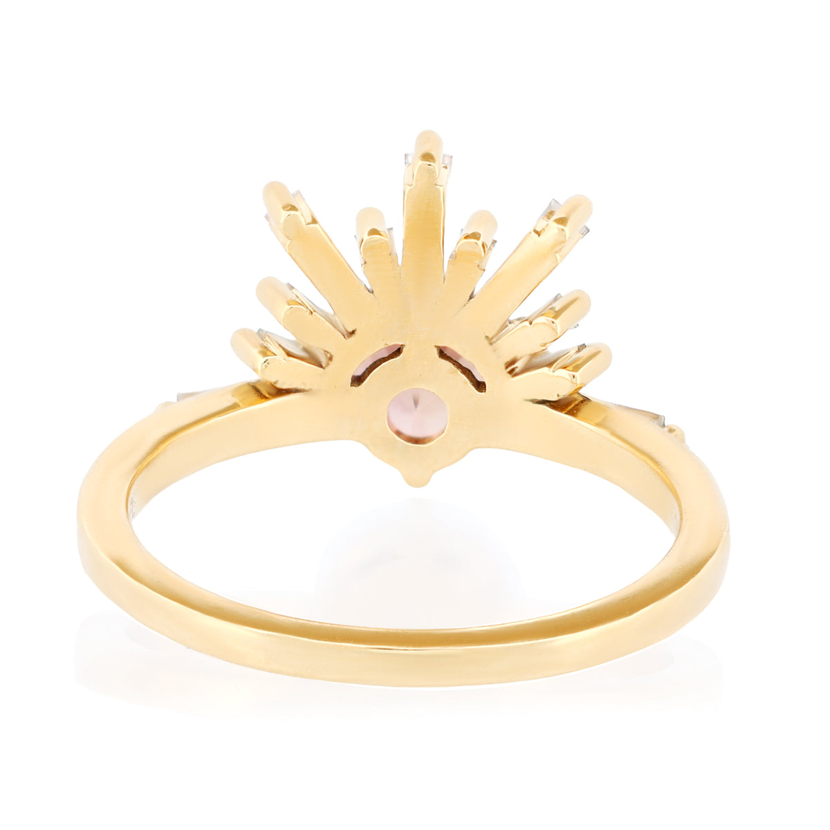 Classic Demi Feu - Sunset Coral Sapphire (1.71ct)