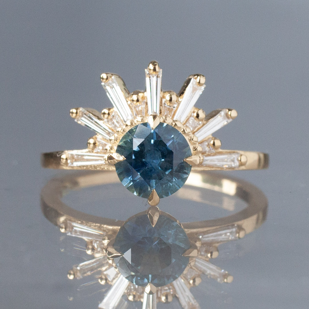 Grande Demi Feu Ring - Royal Blue Brilliant Sapphire (1.26ct)