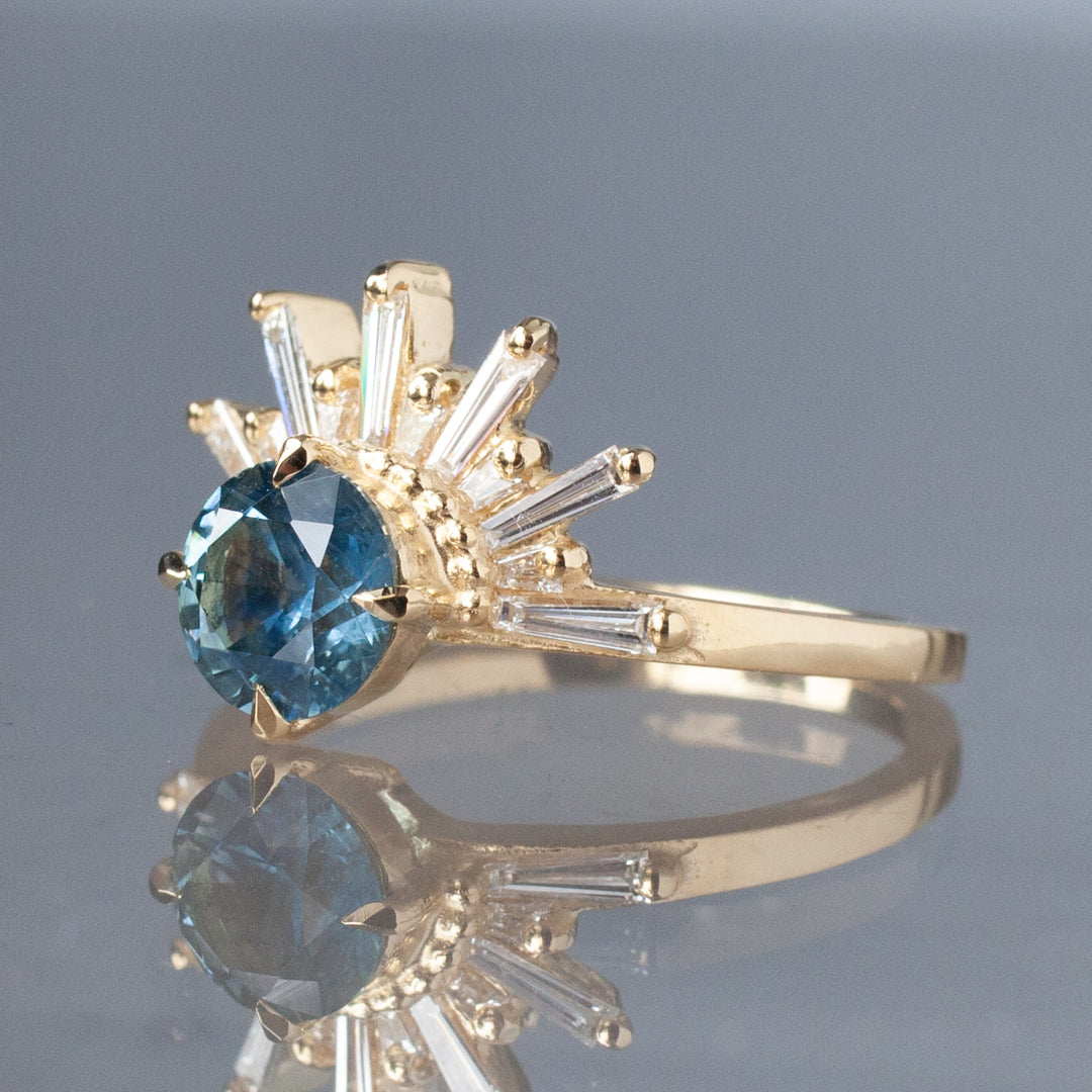 Grande Demi Feu Ring - Royal Blue Brilliant Sapphire (1.26ct)