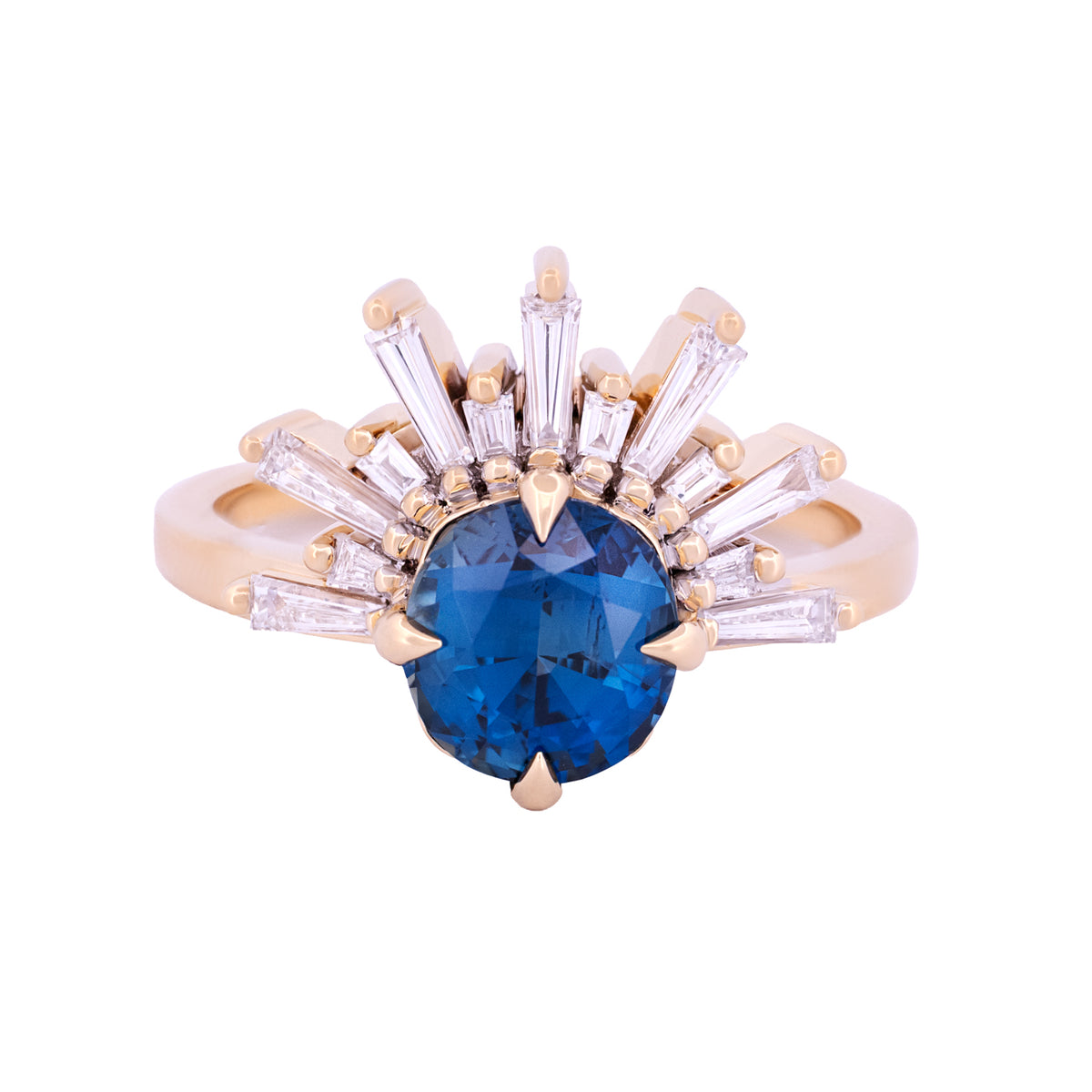 Grande Demi Feu - Cobalt Cushion Sapphire (1.97ct)