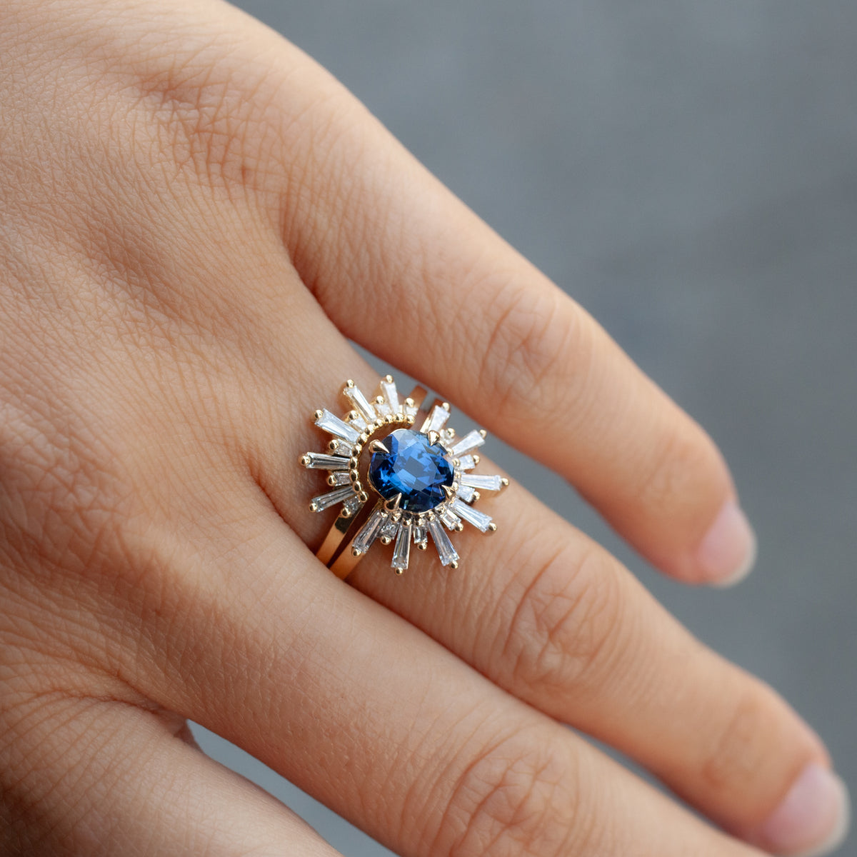 Grande Demi Feu - Cobalt Cushion Sapphire (1.97ct)