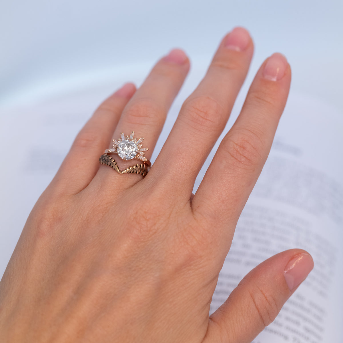 Grande Short Demi Feu - Icy Salt & Pepper Diamond (1.81ct)