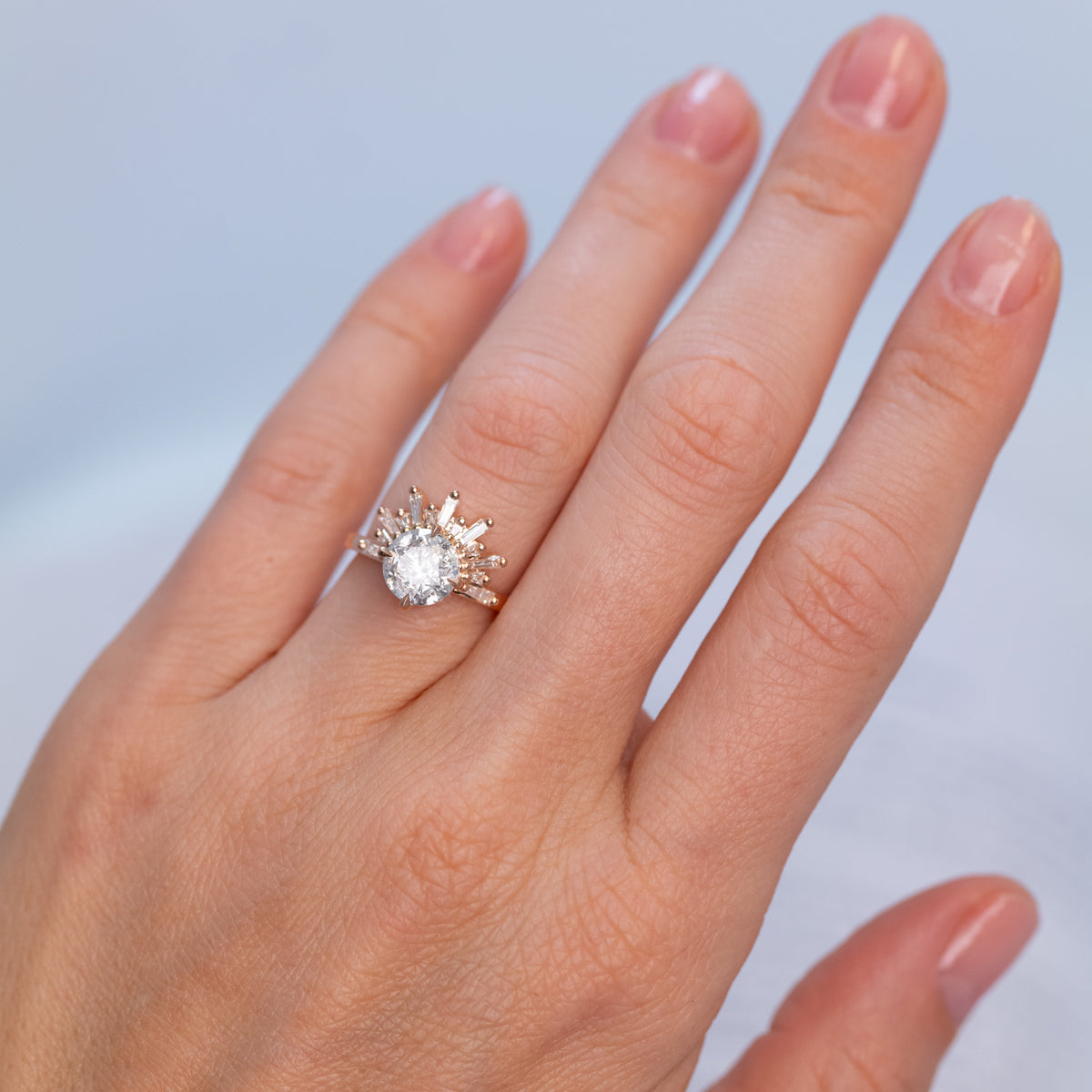 Grande Short Demi Feu - Icy Salt & Pepper Diamond (1.81ct)