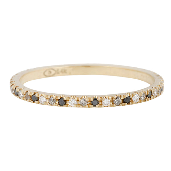 Feather Weight Ring - Ombré Diamond