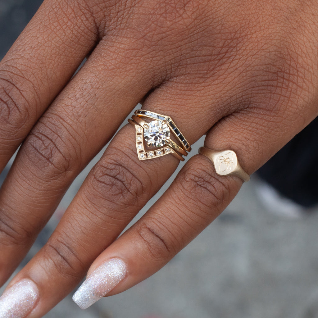 Hazeline Ring - Diamond Baguette