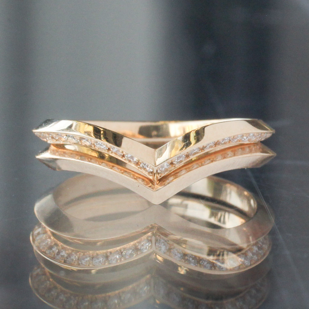 Knife Edge Hazeline Ring - Classic