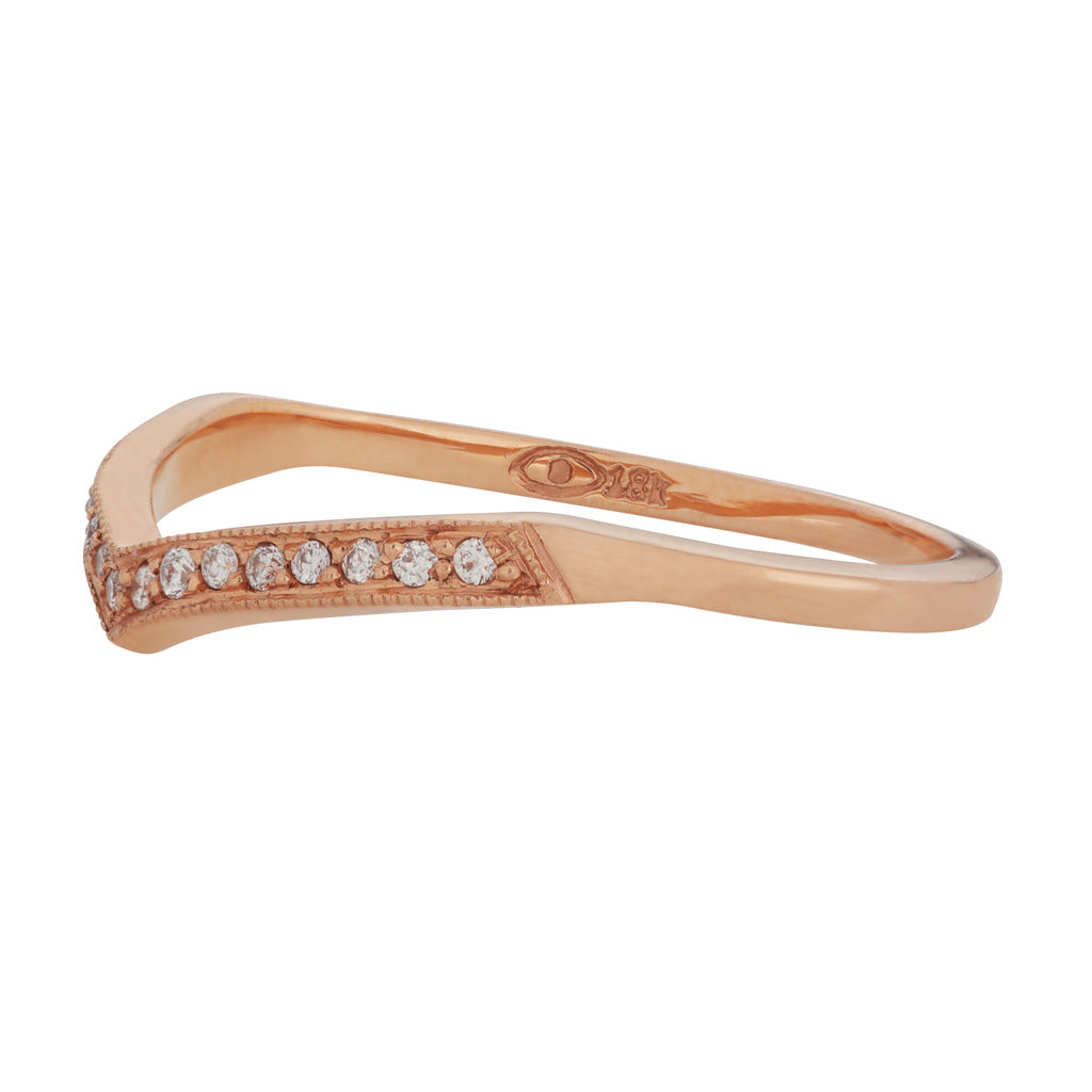 Hazeline Ring - Diamond Pavé