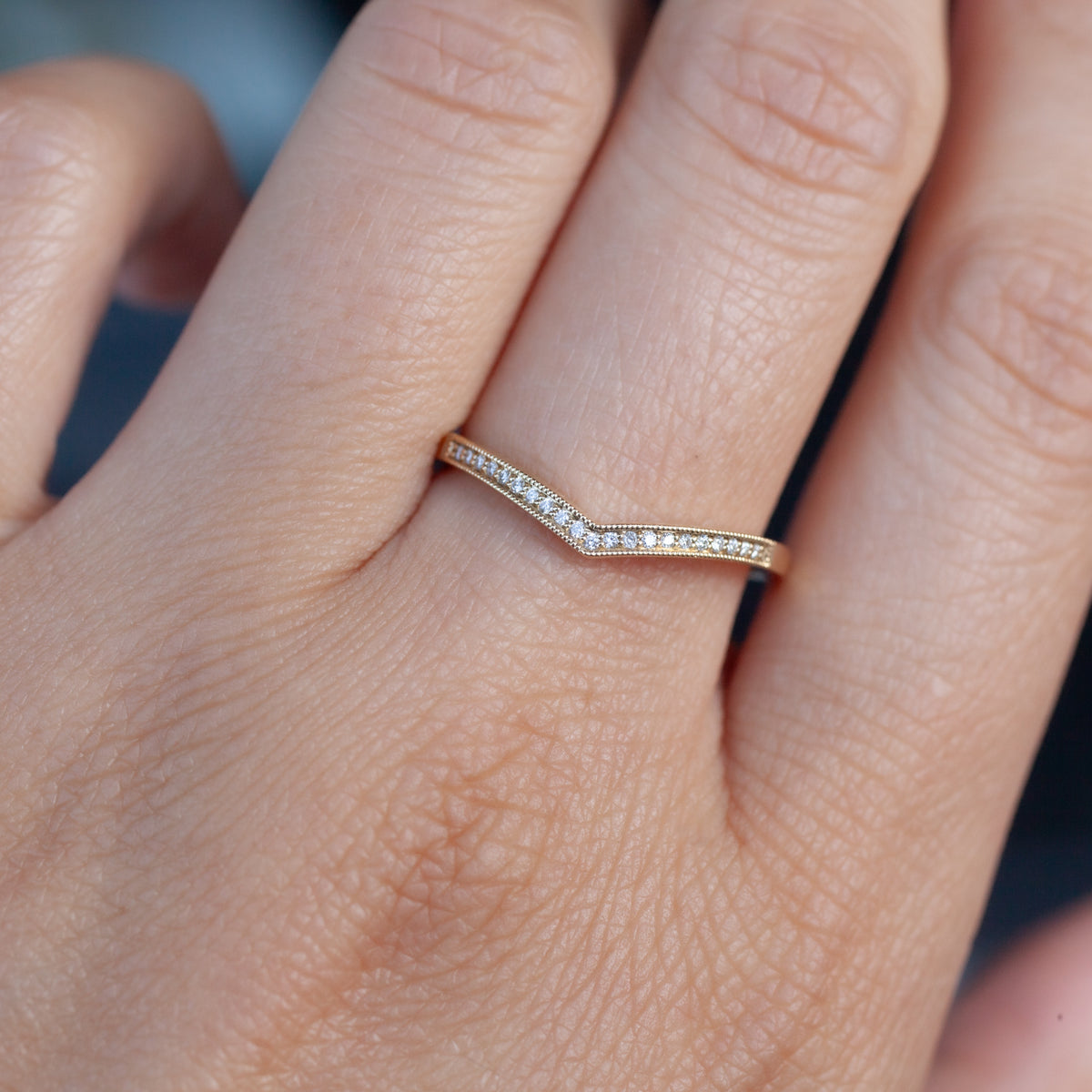 Hazeline Ring - Diamond Pavé